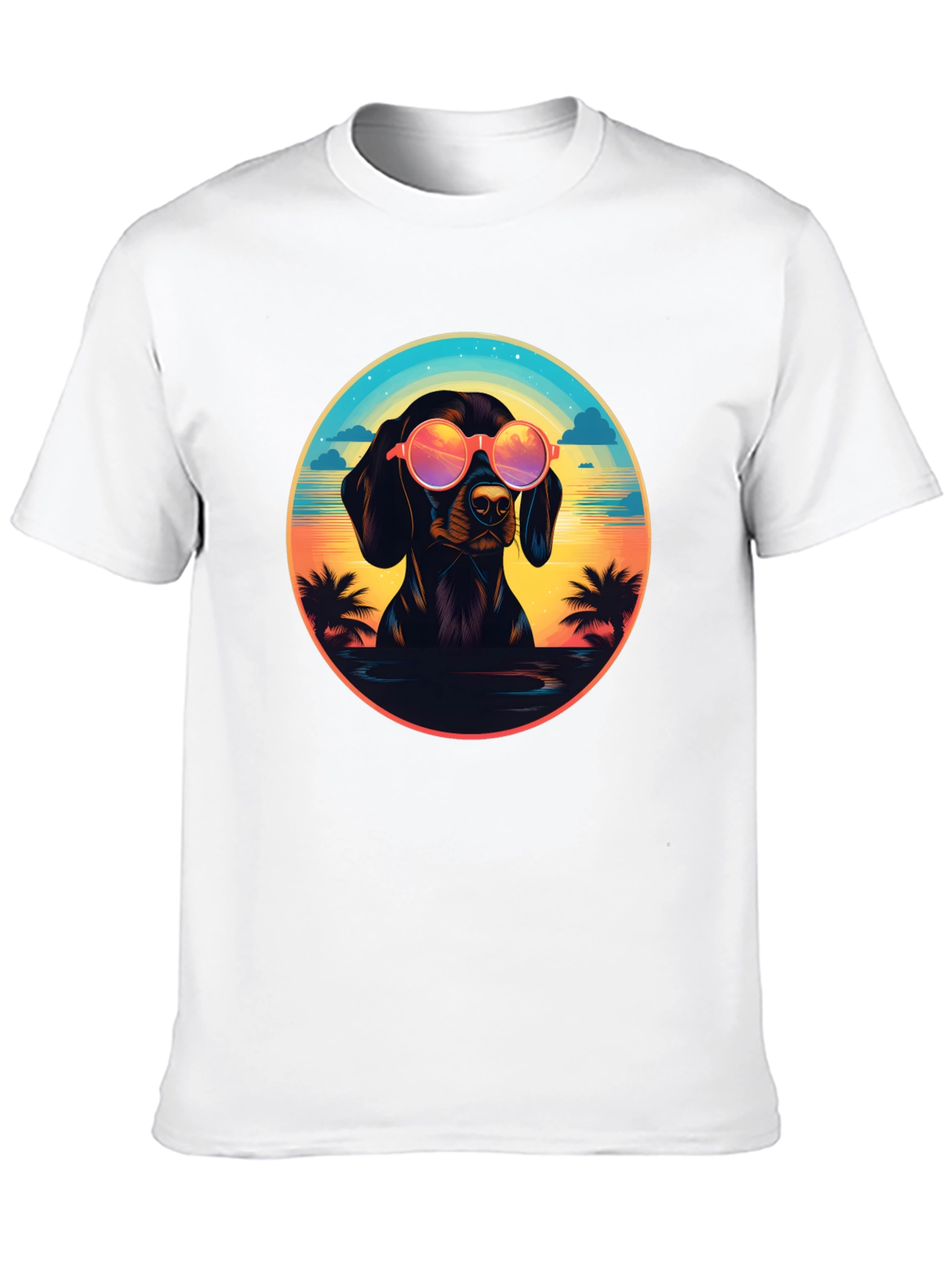 Dachshund Beach Vibe T-Shirt