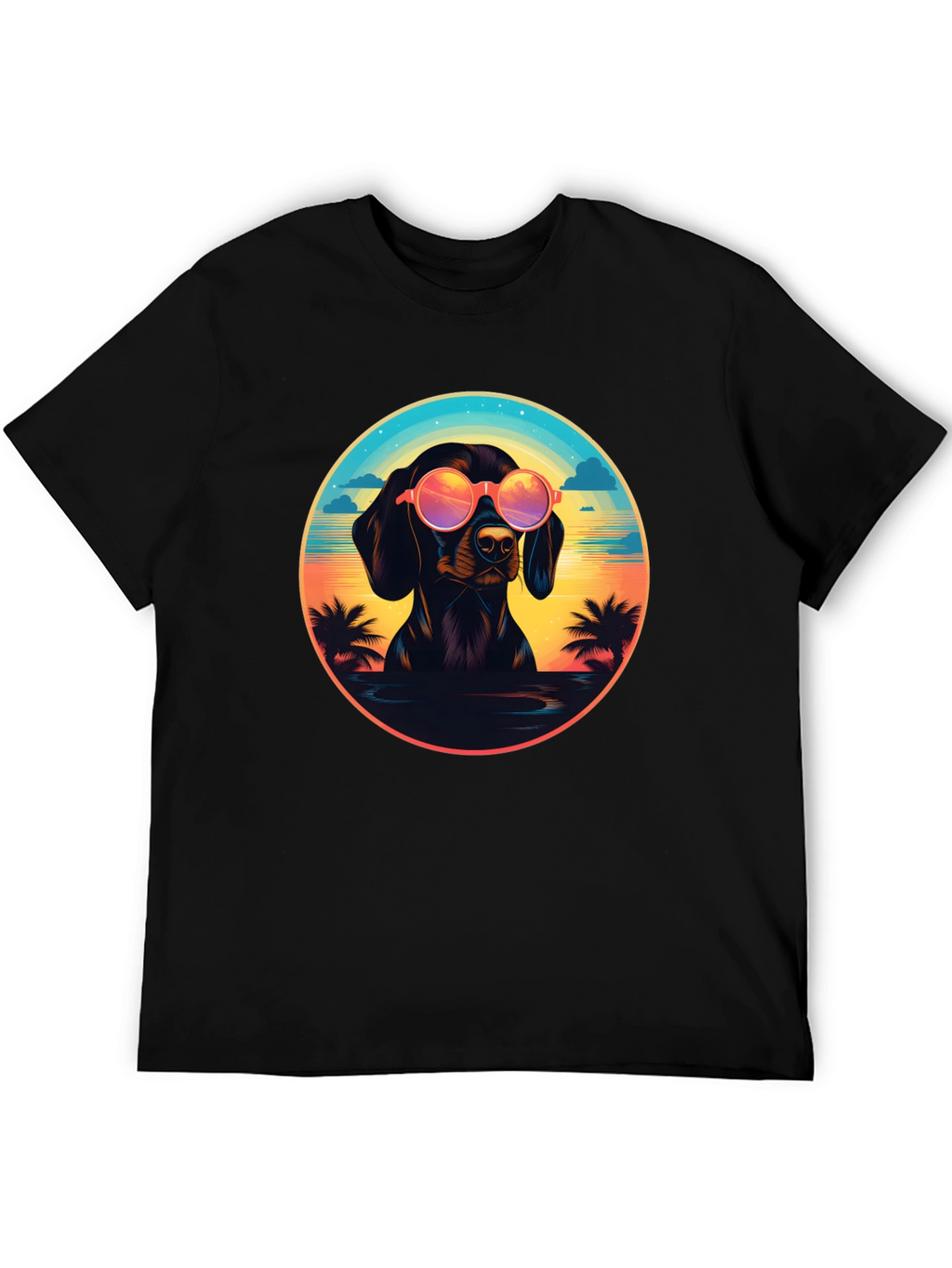 Dachshund Beach Vibe T-Shirt