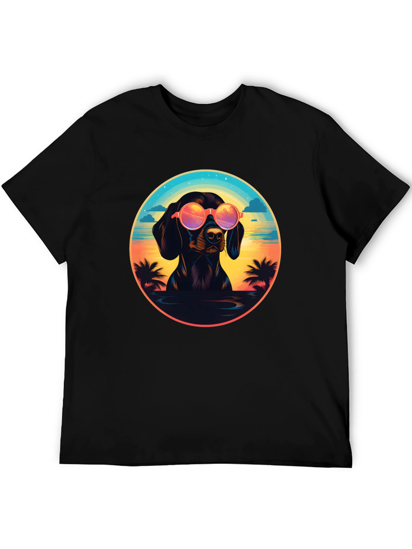 Dachshund Beach Vibe T-Shirt