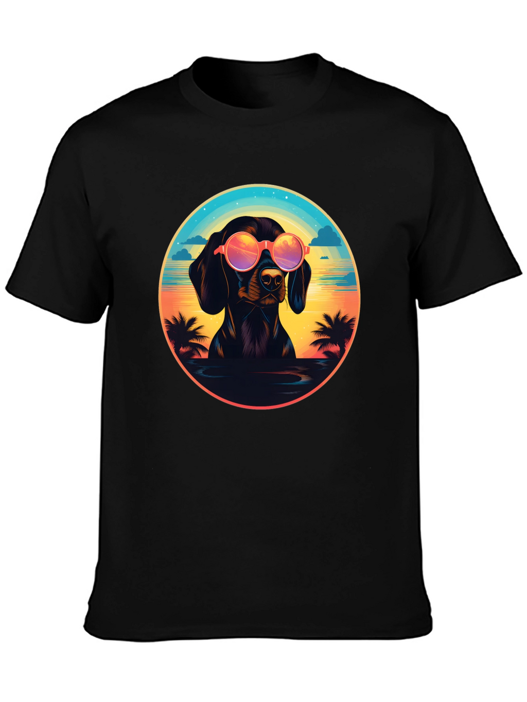 Dachshund Beach Vibe T-Shirt