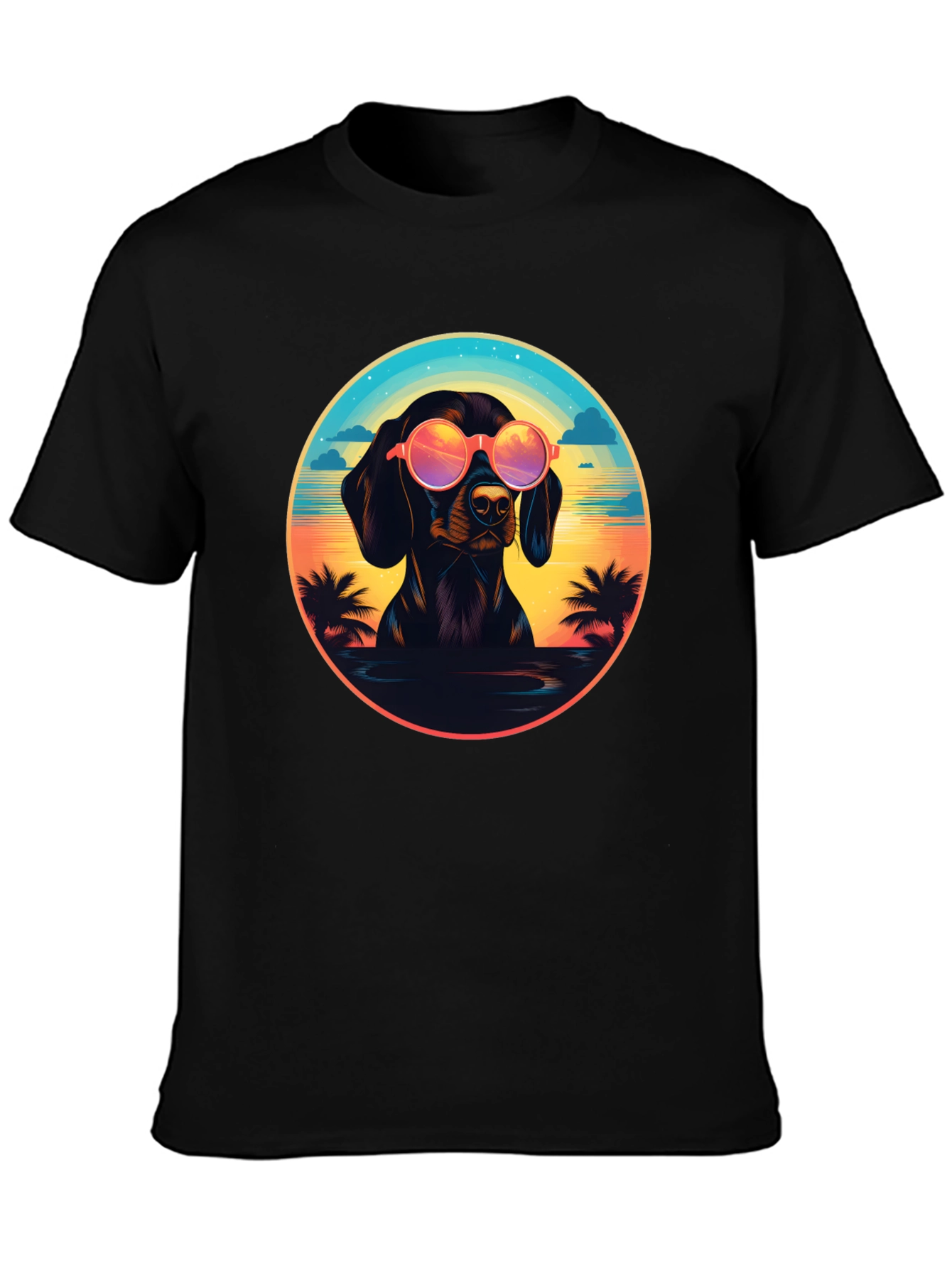 Dachshund Beach Vibe T-Shirt