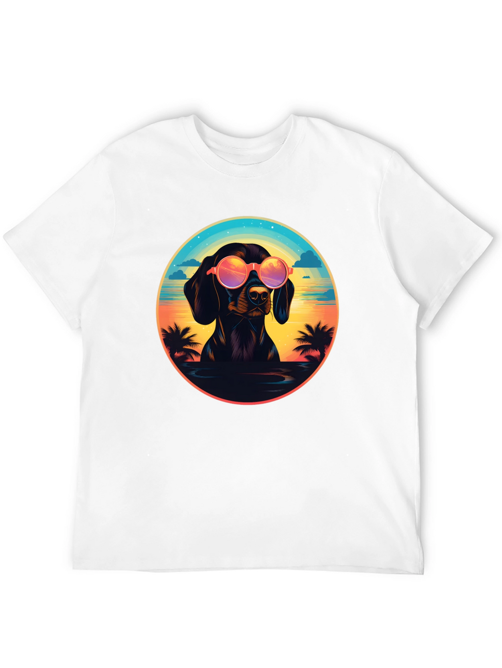 Dachshund Beach Vibe T-Shirt
