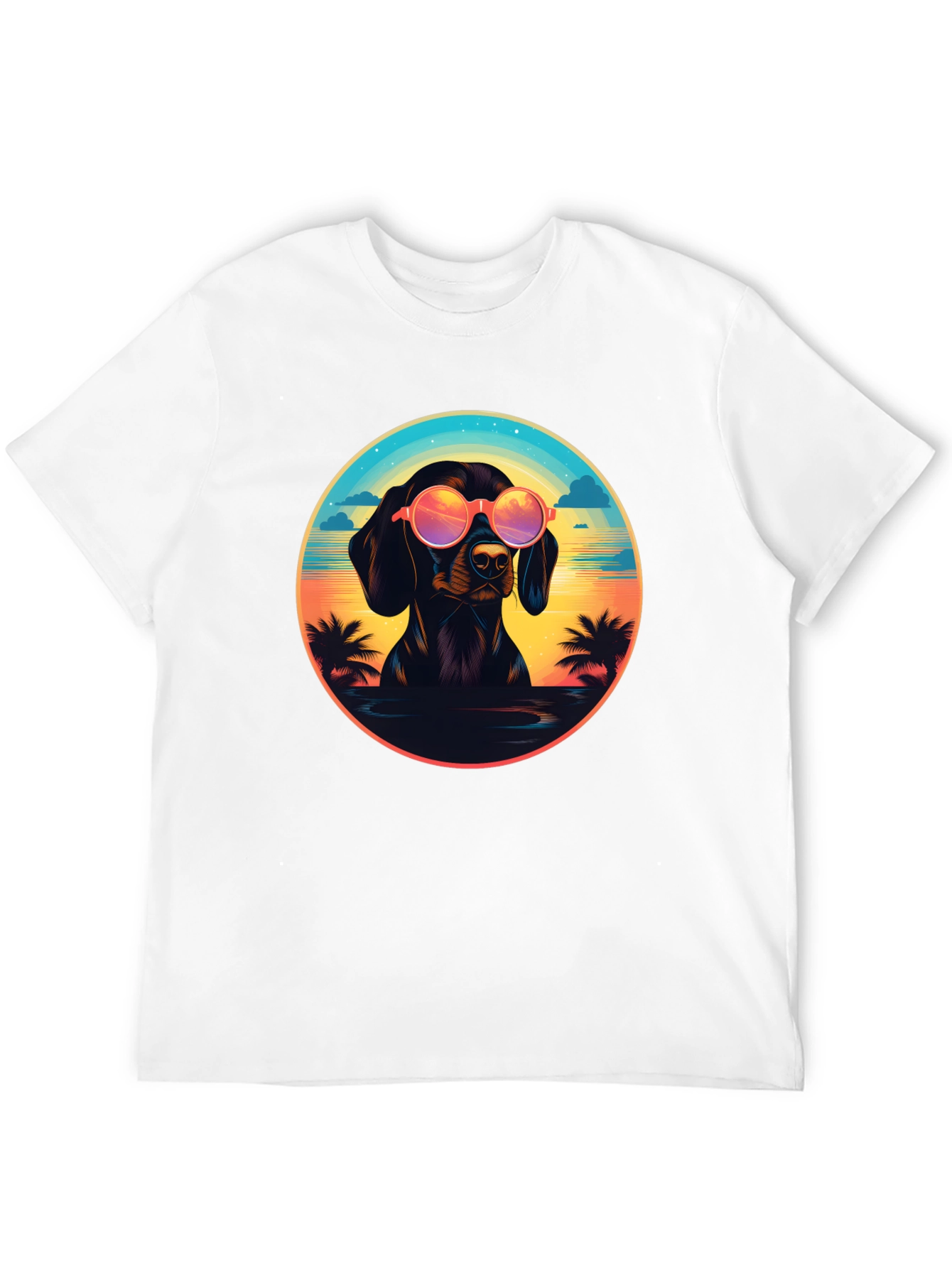 Dachshund Beach Vibe T-Shirt
