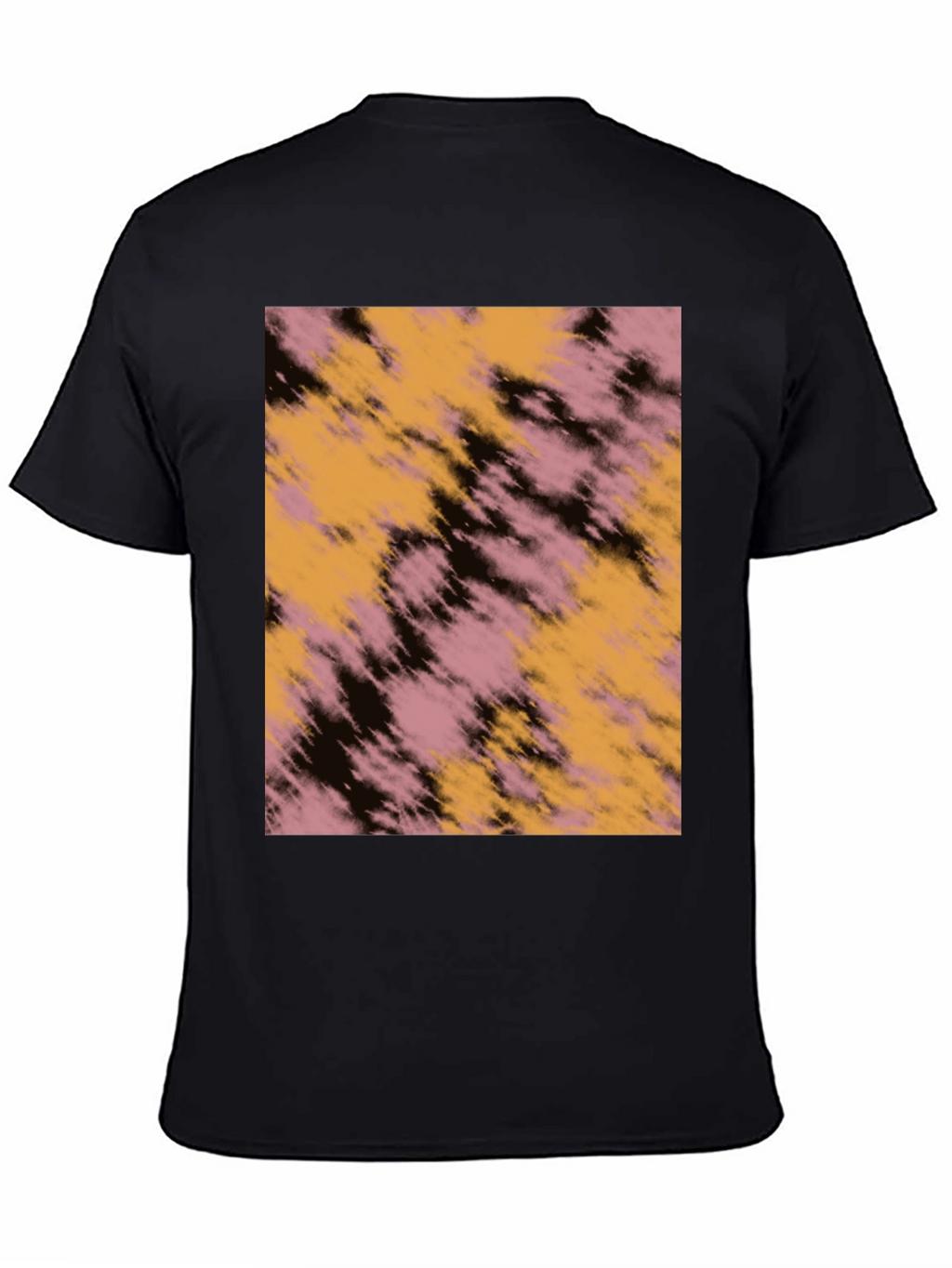 Abstract Graphic Print Black Casual T-Shirt