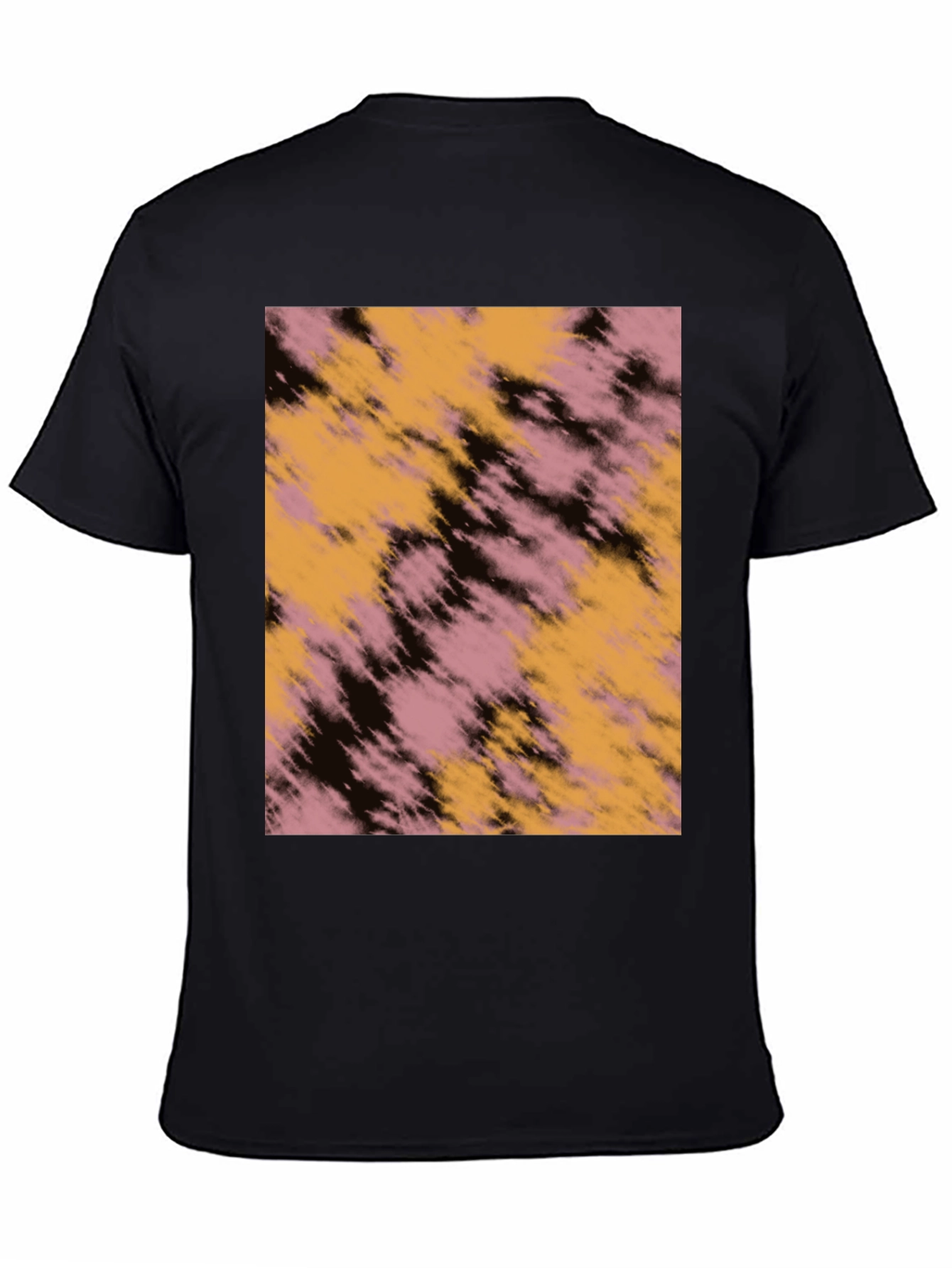 Abstract Graphic Print Black Casual T-Shirt