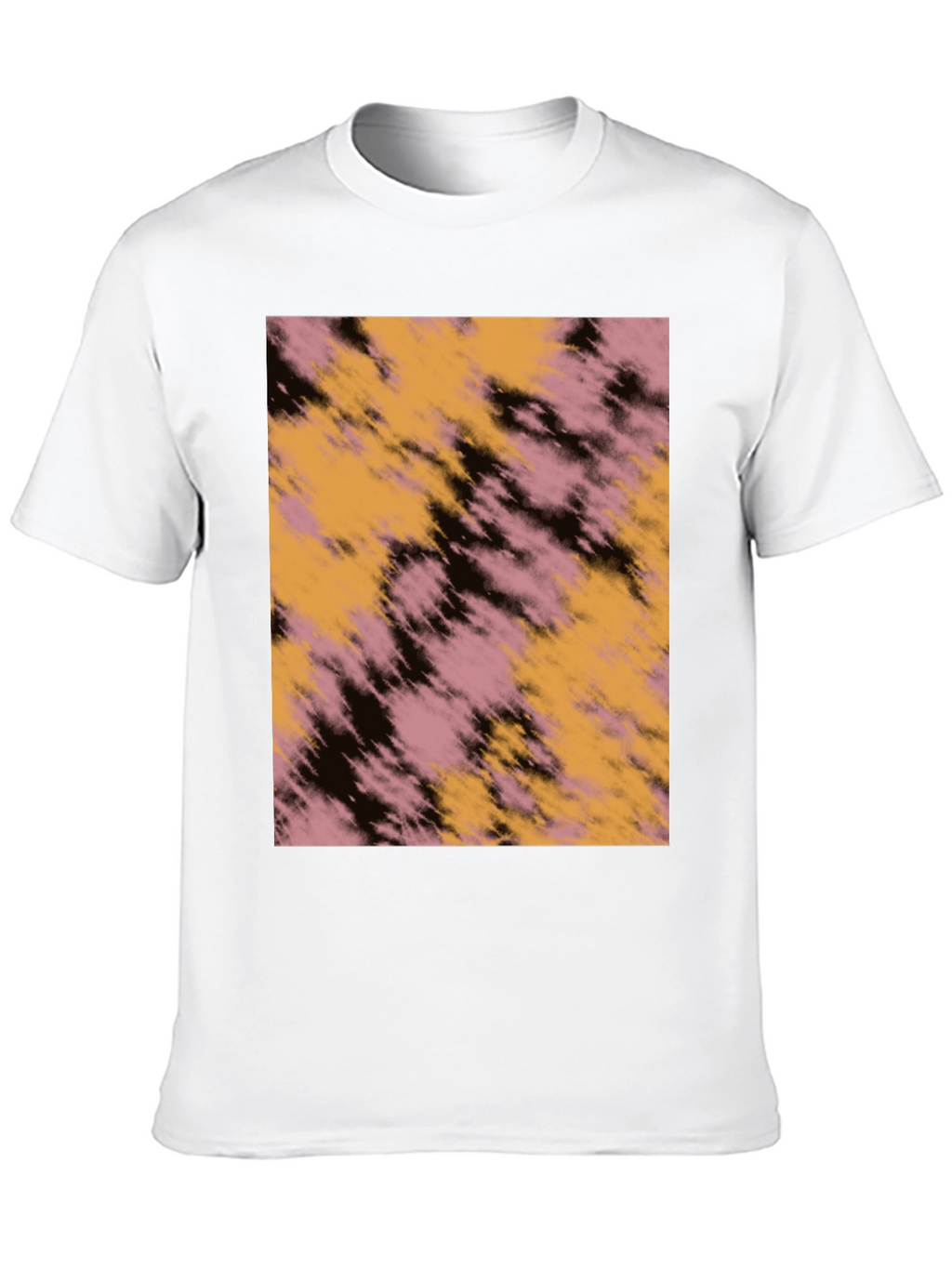 Abstract Graphic Print Black Casual T-Shirt