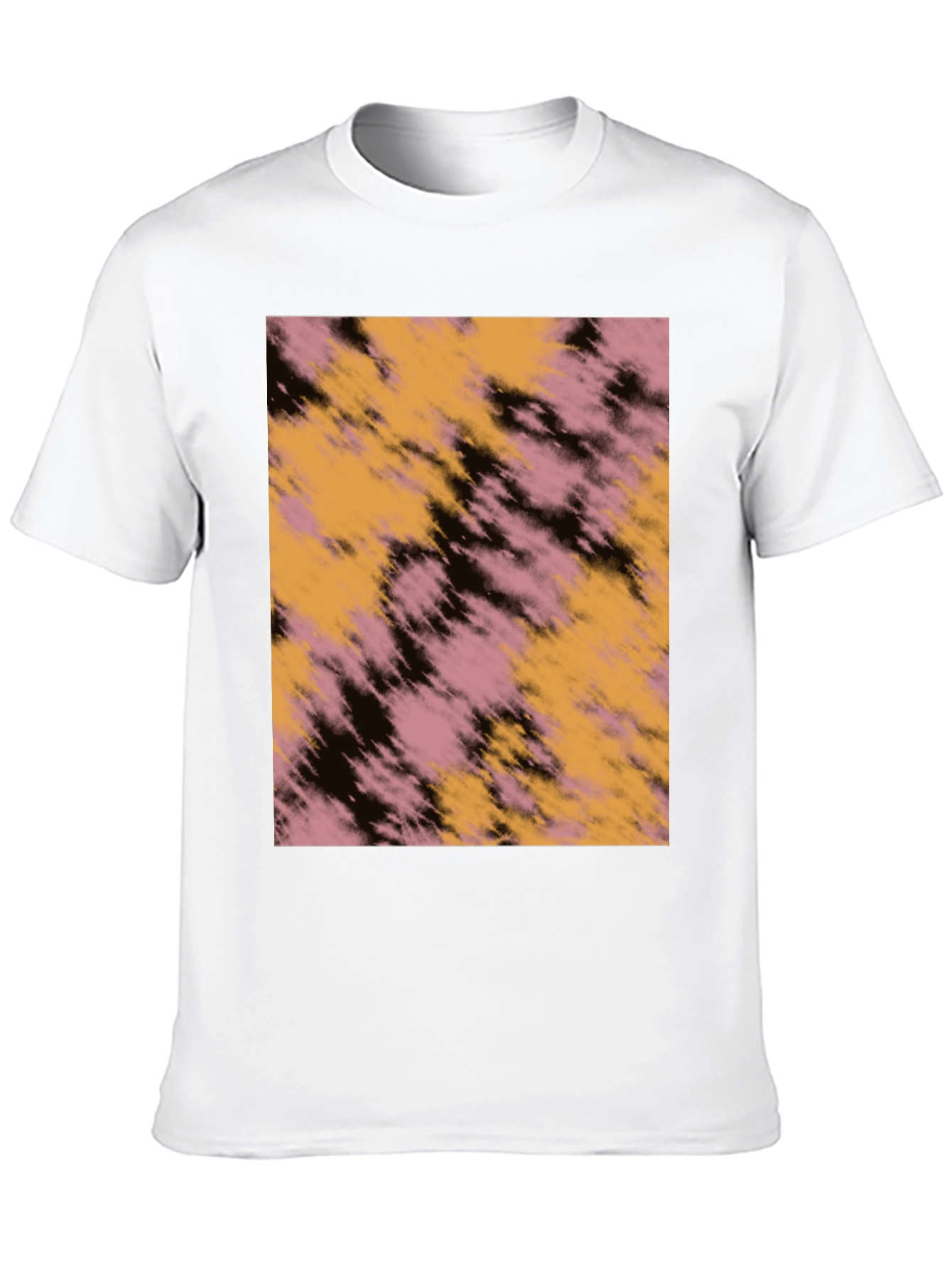 Abstract Graphic Print Black Casual T-Shirt