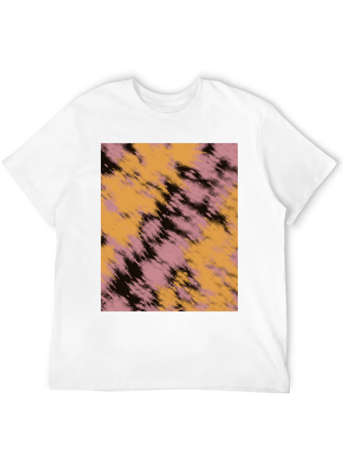 Abstract Graphic Print Black Casual T-Shirt