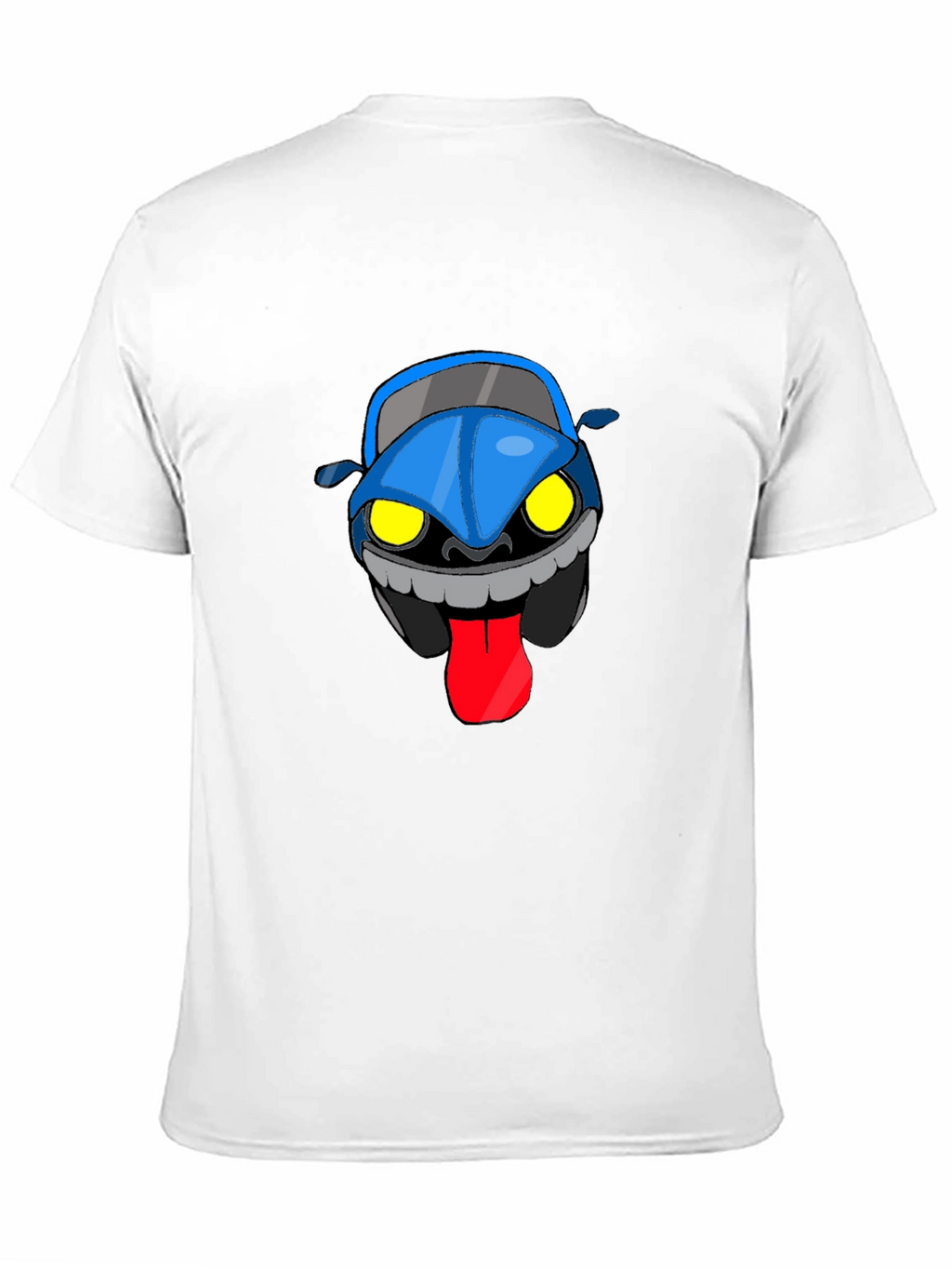 Cartoon Car Graphic Black T-Shirt