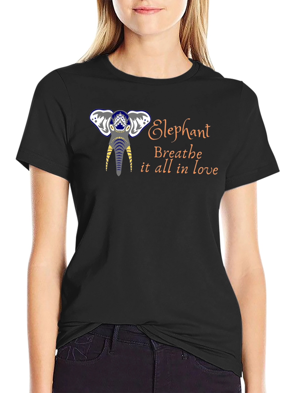 Elephant Breathe Love Graphic Tee