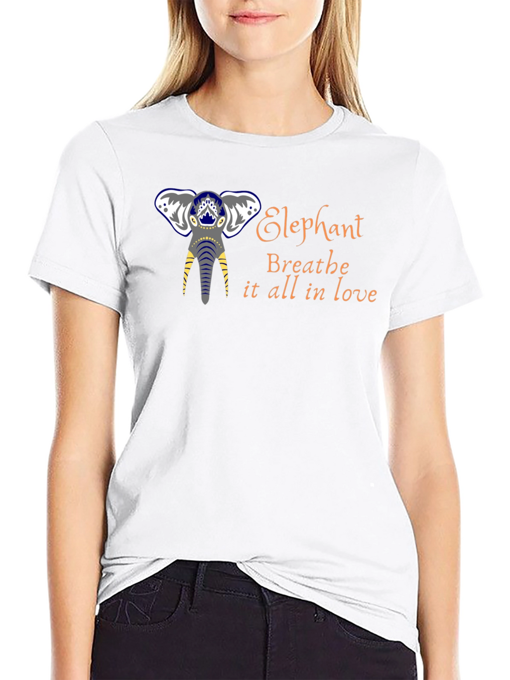 Elephant Breathe Love Graphic Tee