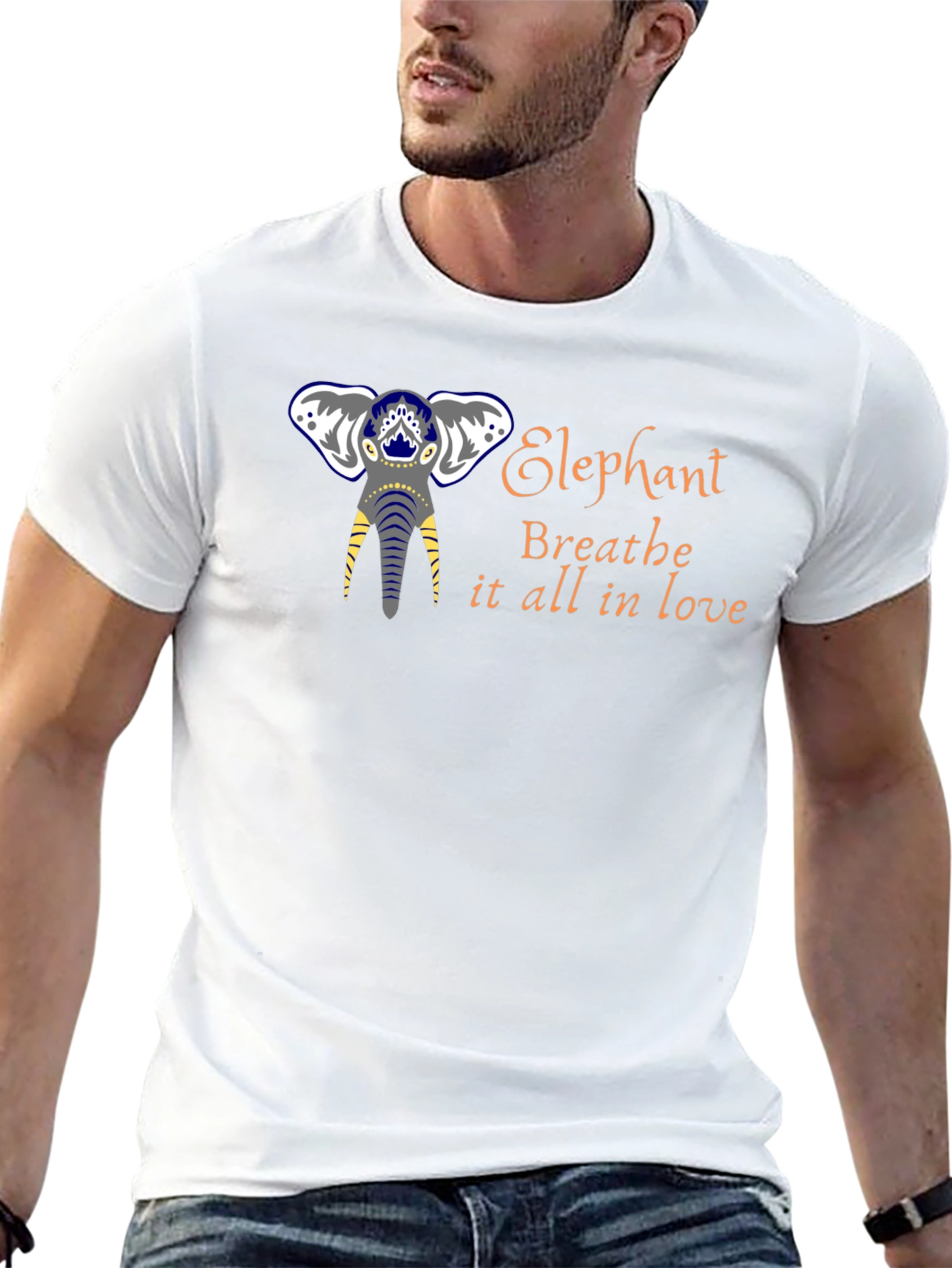 Elephant Breathe Love Graphic Tee