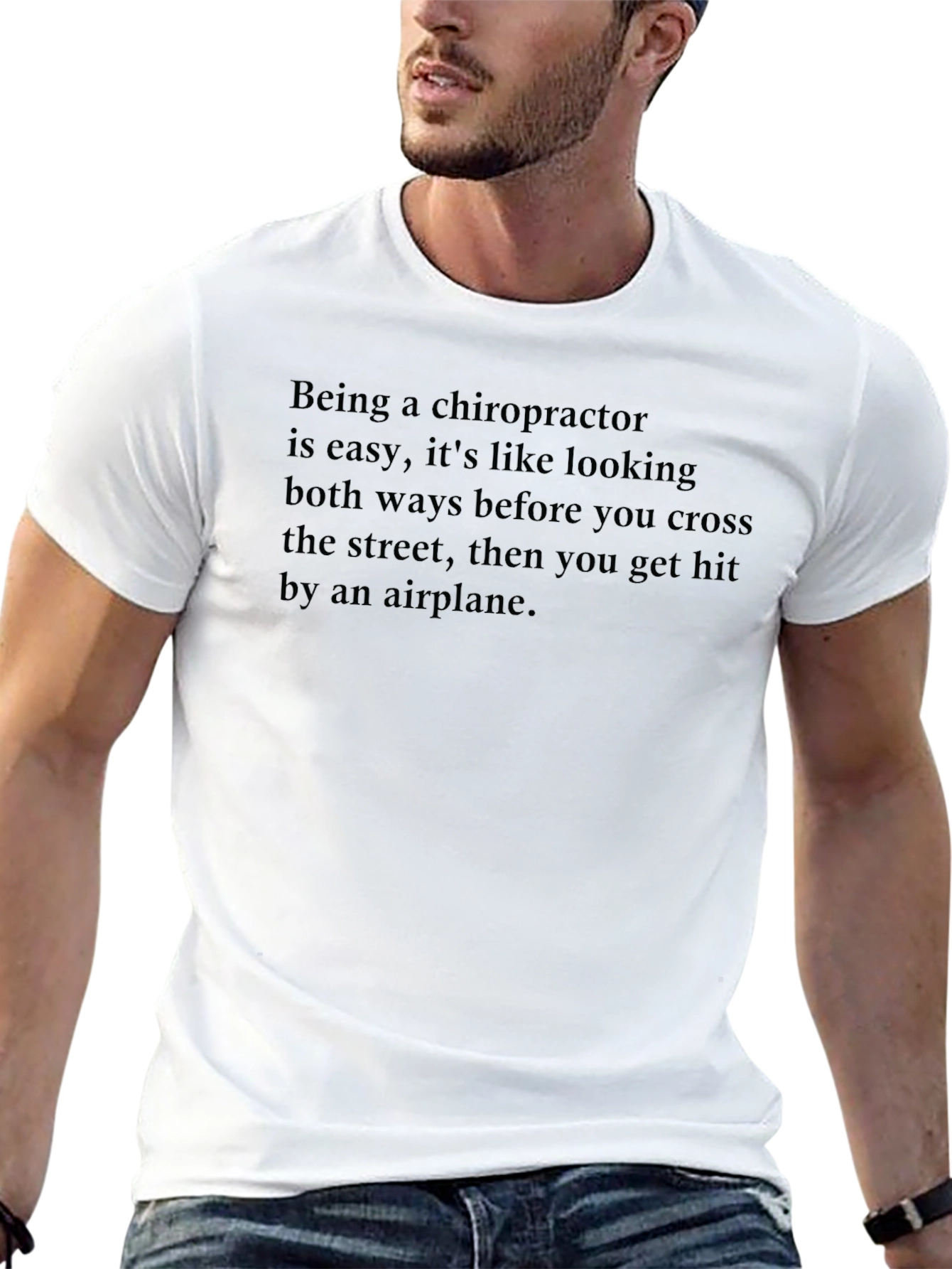 Chiropractor Easy Job Funny T-Shirt