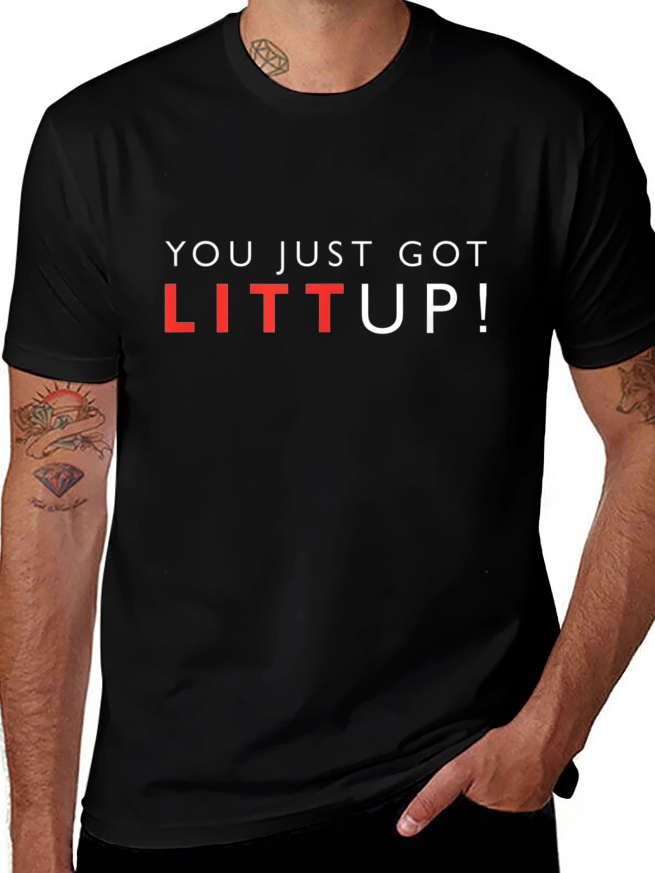 LITT UP! Graphic T-Shirt - Bold Statement Tee