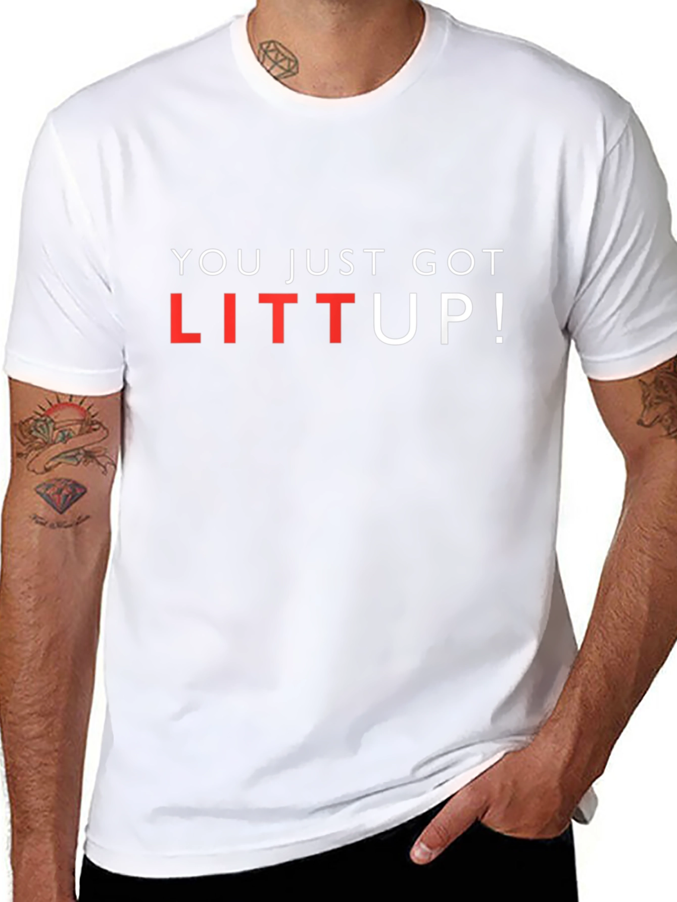 LITT UP! Graphic T-Shirt - Bold Statement Tee