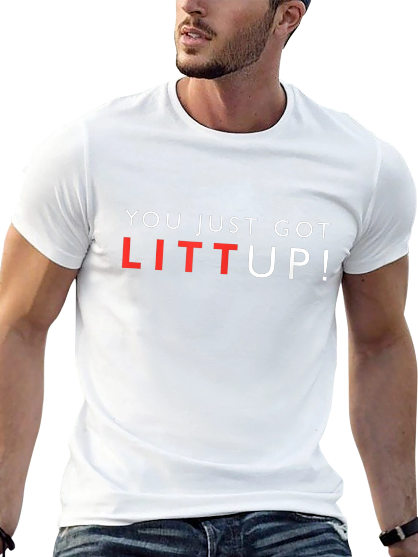 LITT UP! Graphic T-Shirt - Bold Statement Tee