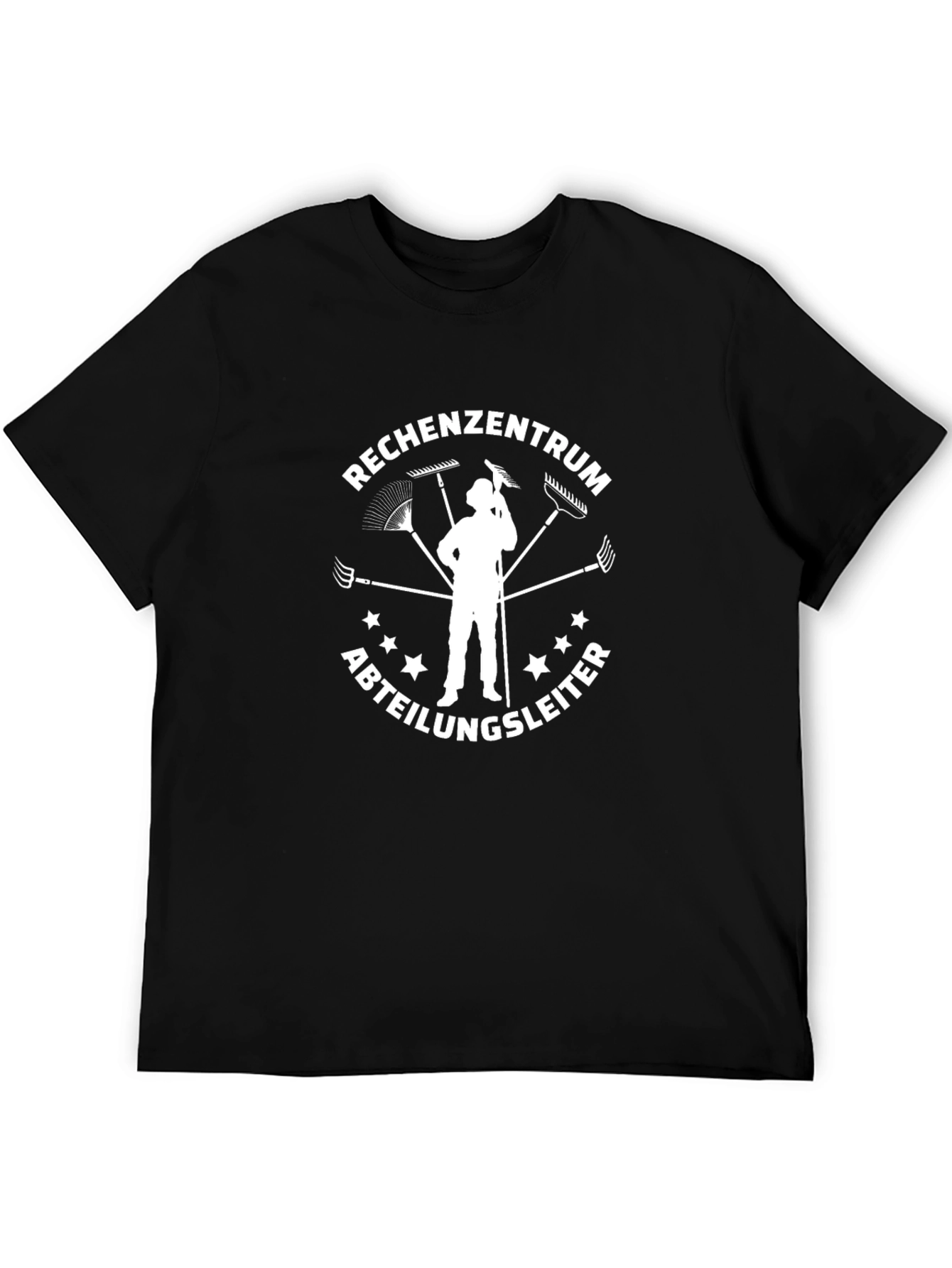 Funny Rechenzentrum Abteilungsleiter Black T-Shirt