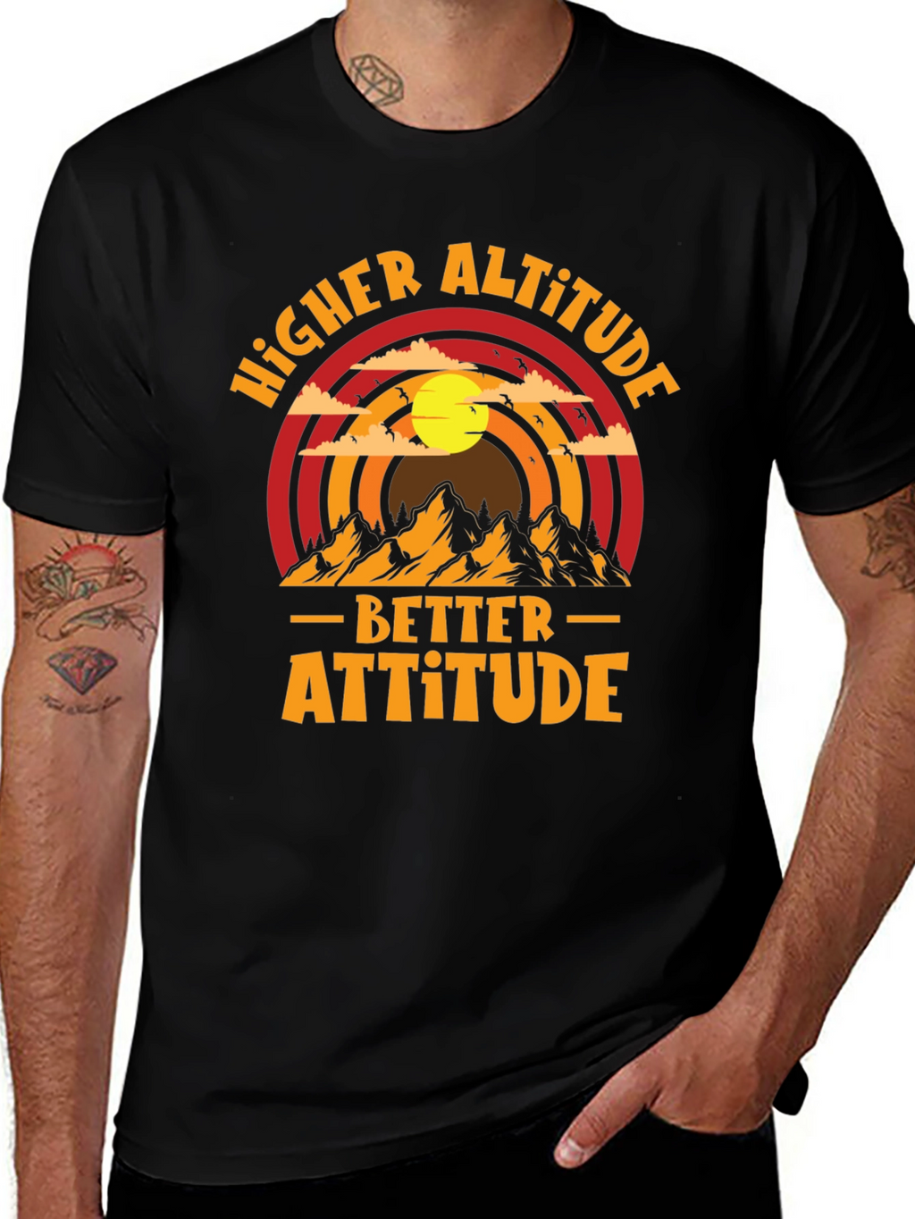 Higher Altitude Better Attitude Graphic Tee