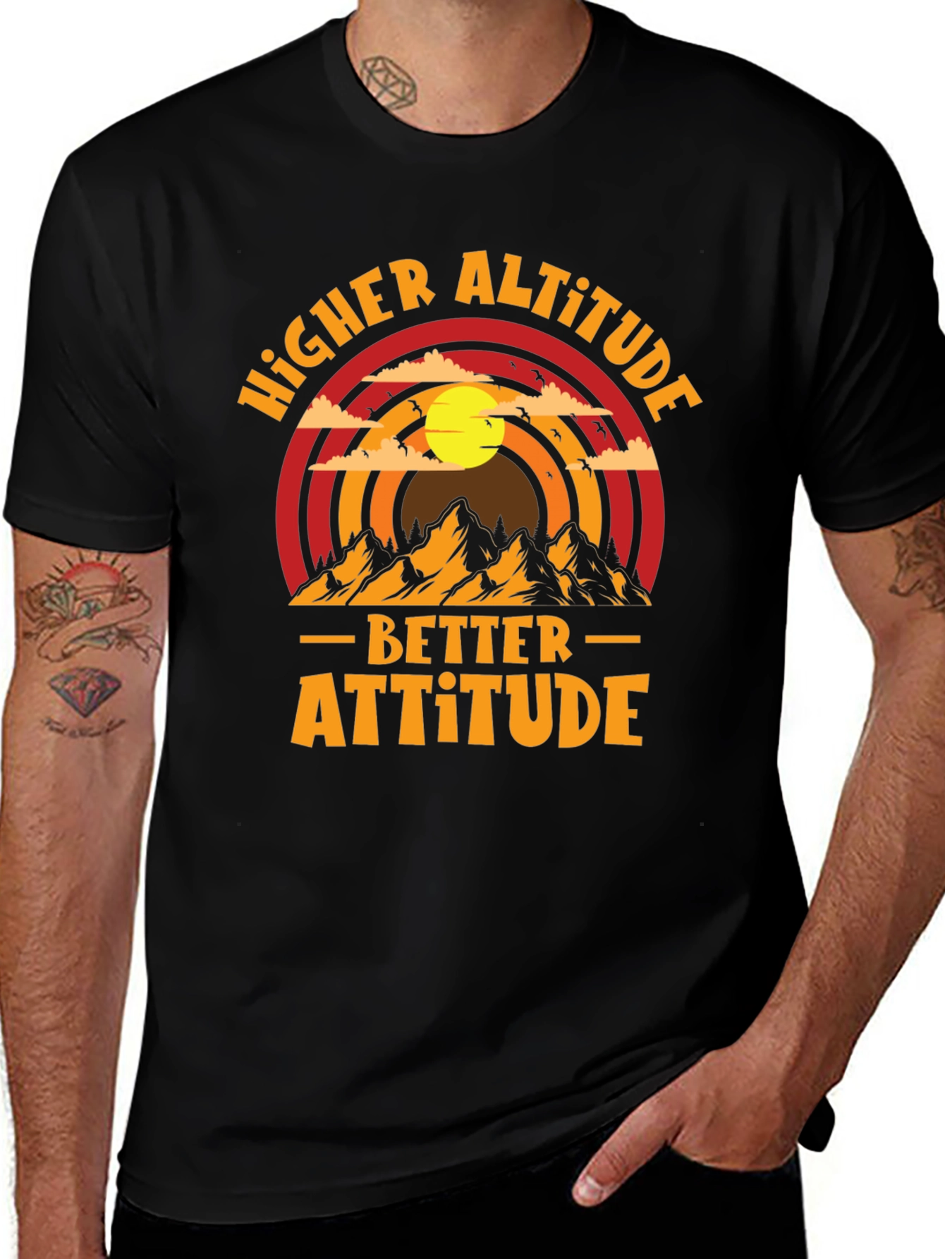 Higher Altitude Better Attitude Graphic Tee