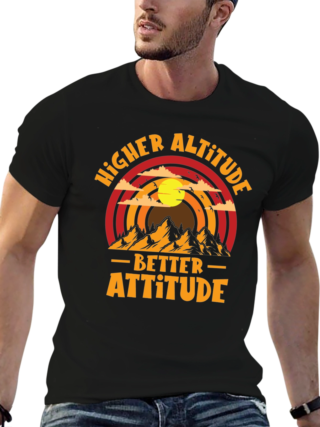 Higher Altitude Better Attitude Graphic Tee