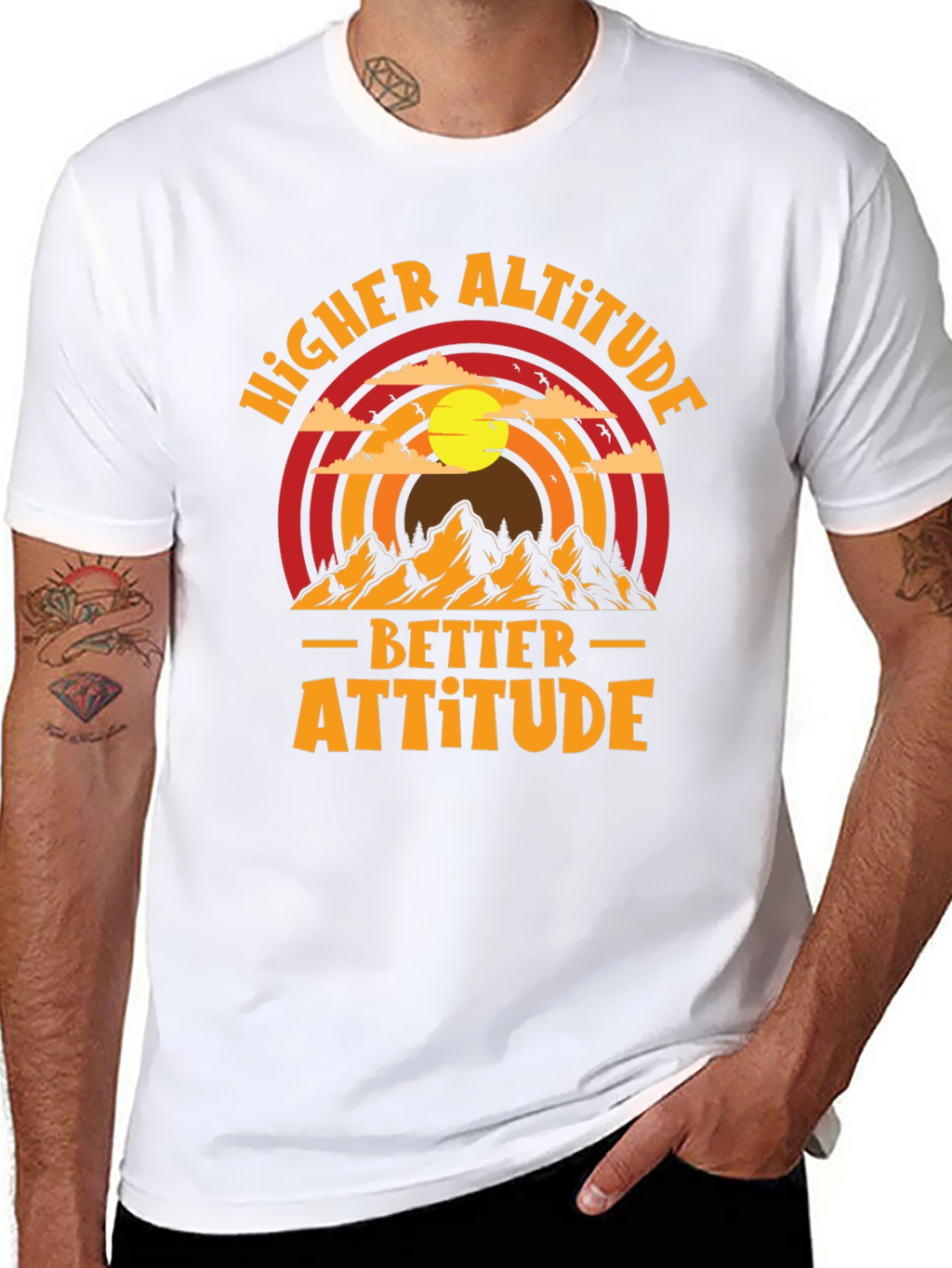 Higher Altitude Better Attitude Graphic Tee