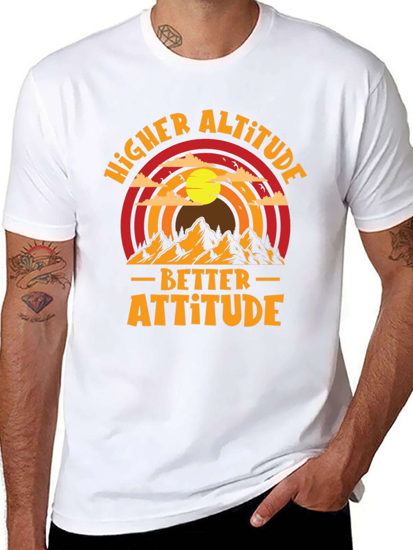 Higher Altitude Better Attitude Graphic Tee