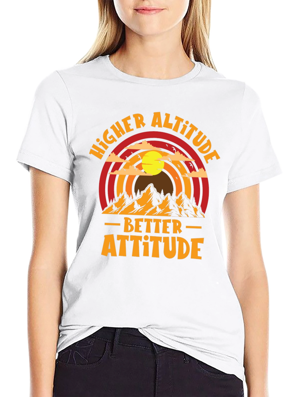 Higher Altitude Better Attitude Graphic Tee