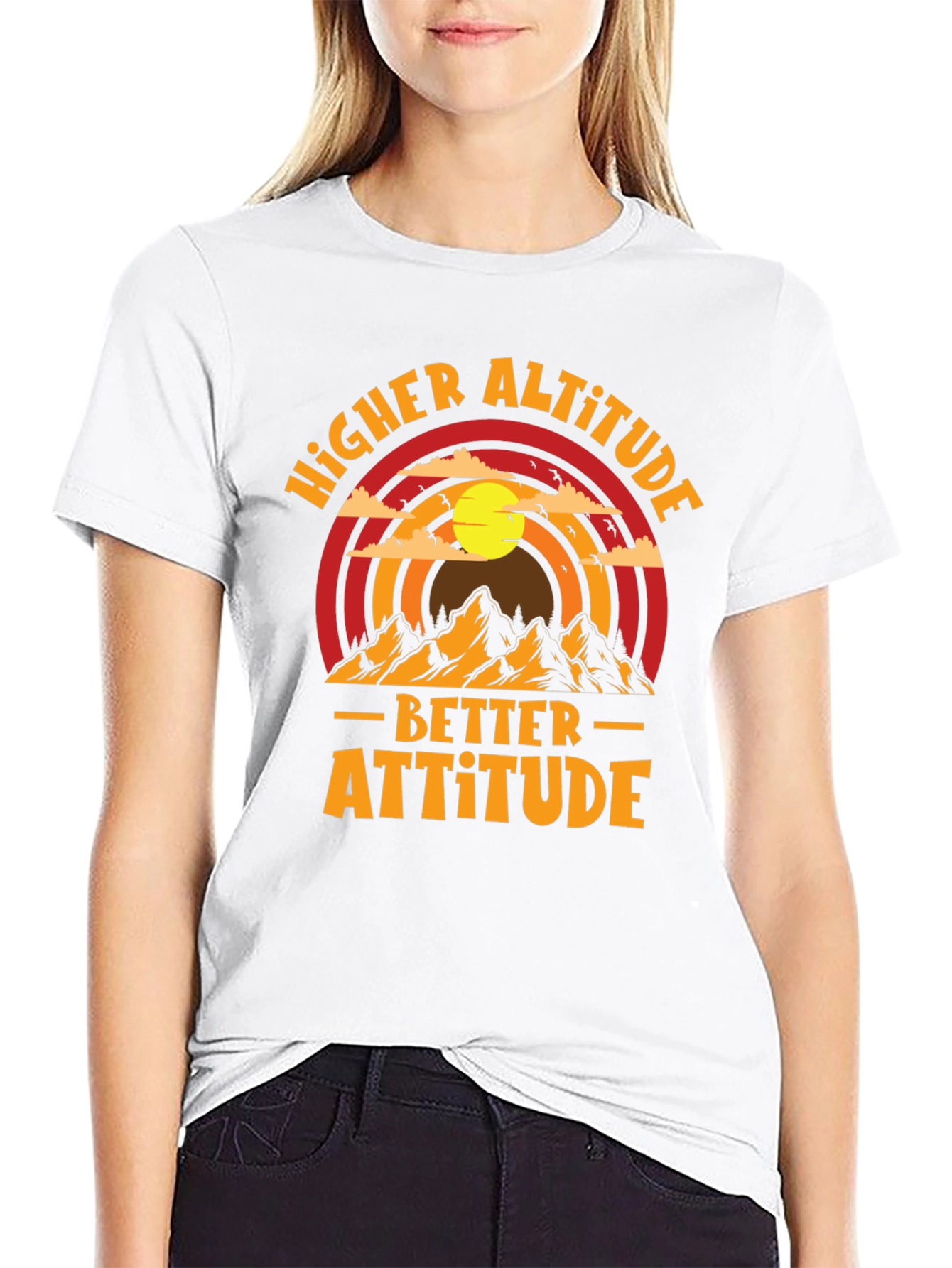 Higher Altitude Better Attitude Graphic Tee