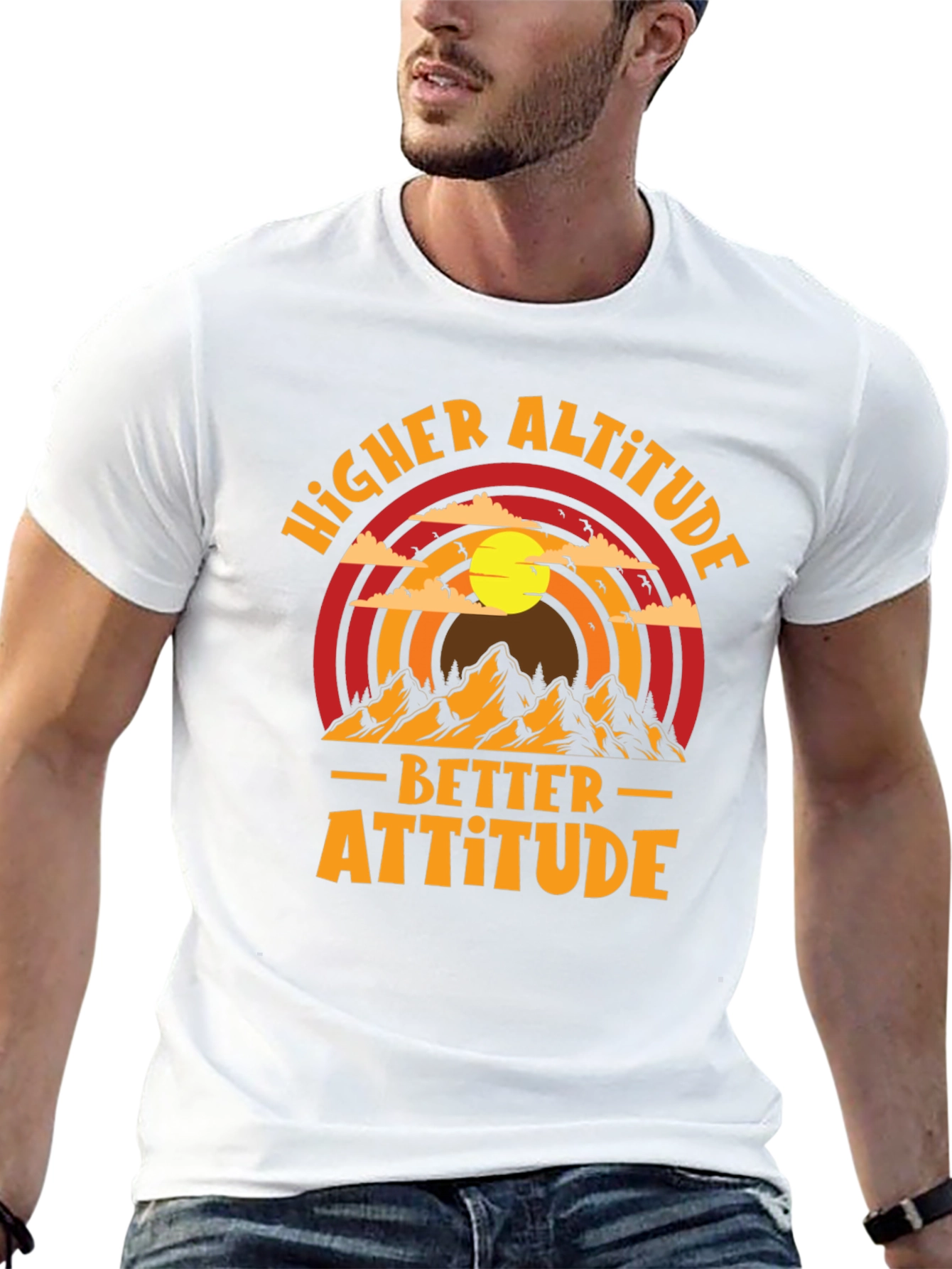 Higher Altitude Better Attitude Graphic Tee