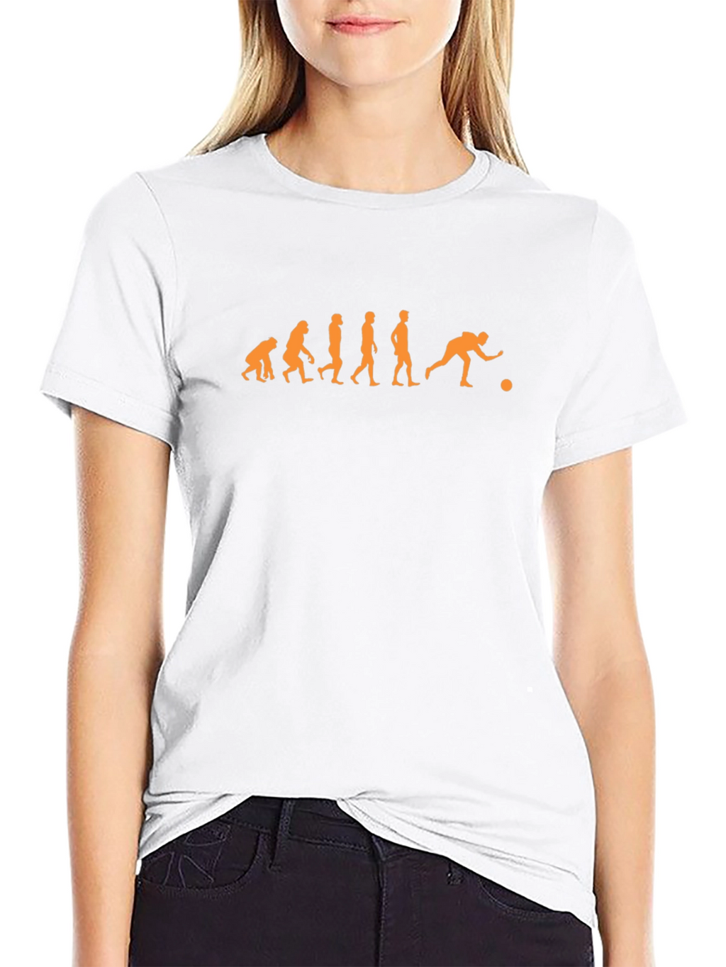 Bowling Evolution Graphic T-Shirt - Black Tee