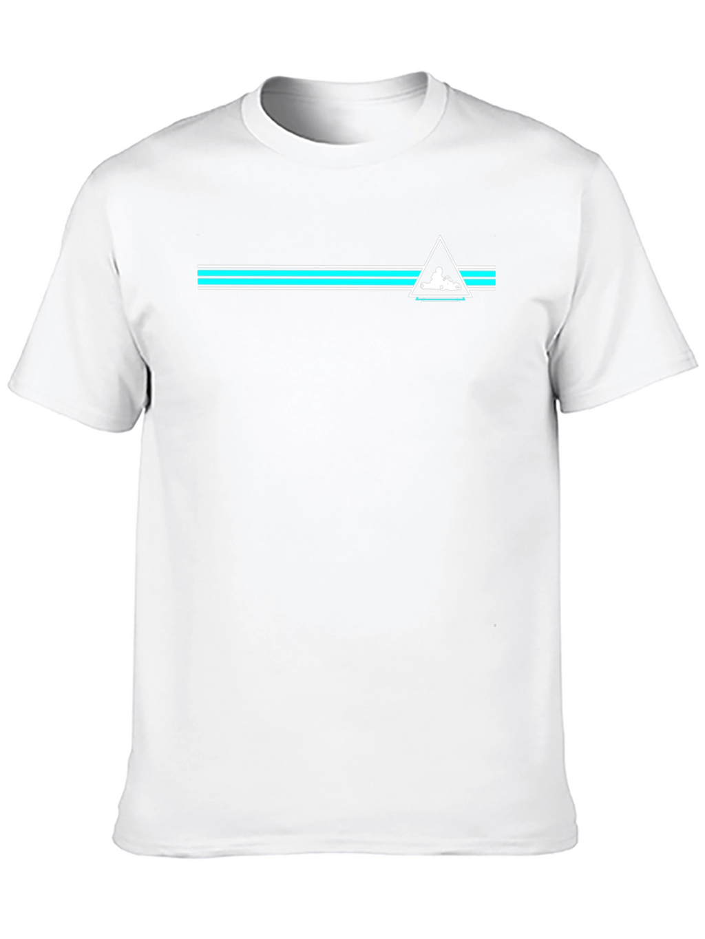 Black Tee with Retro Racing Graphic