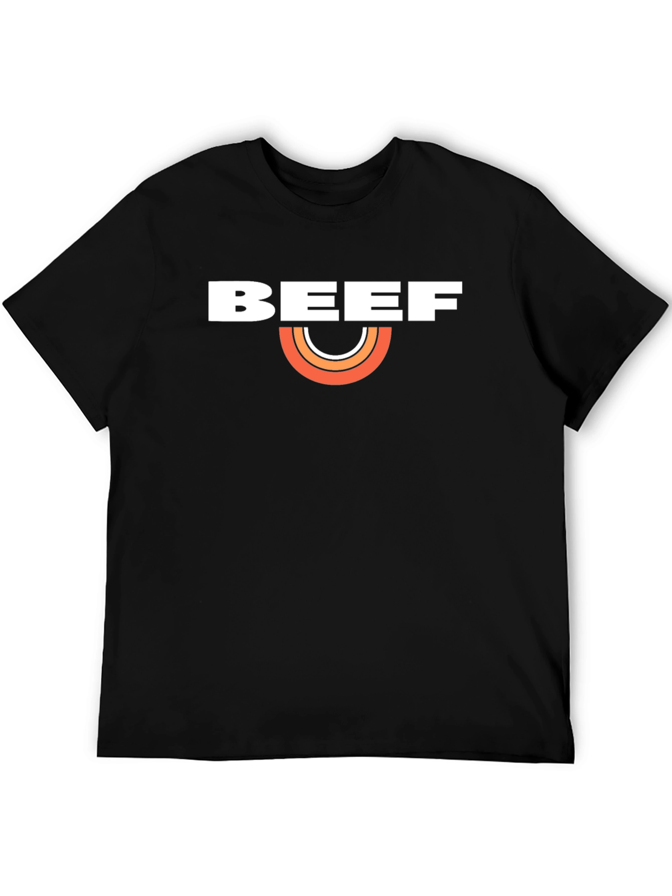 Beef Retro T-Shirt - Classic Black Tee