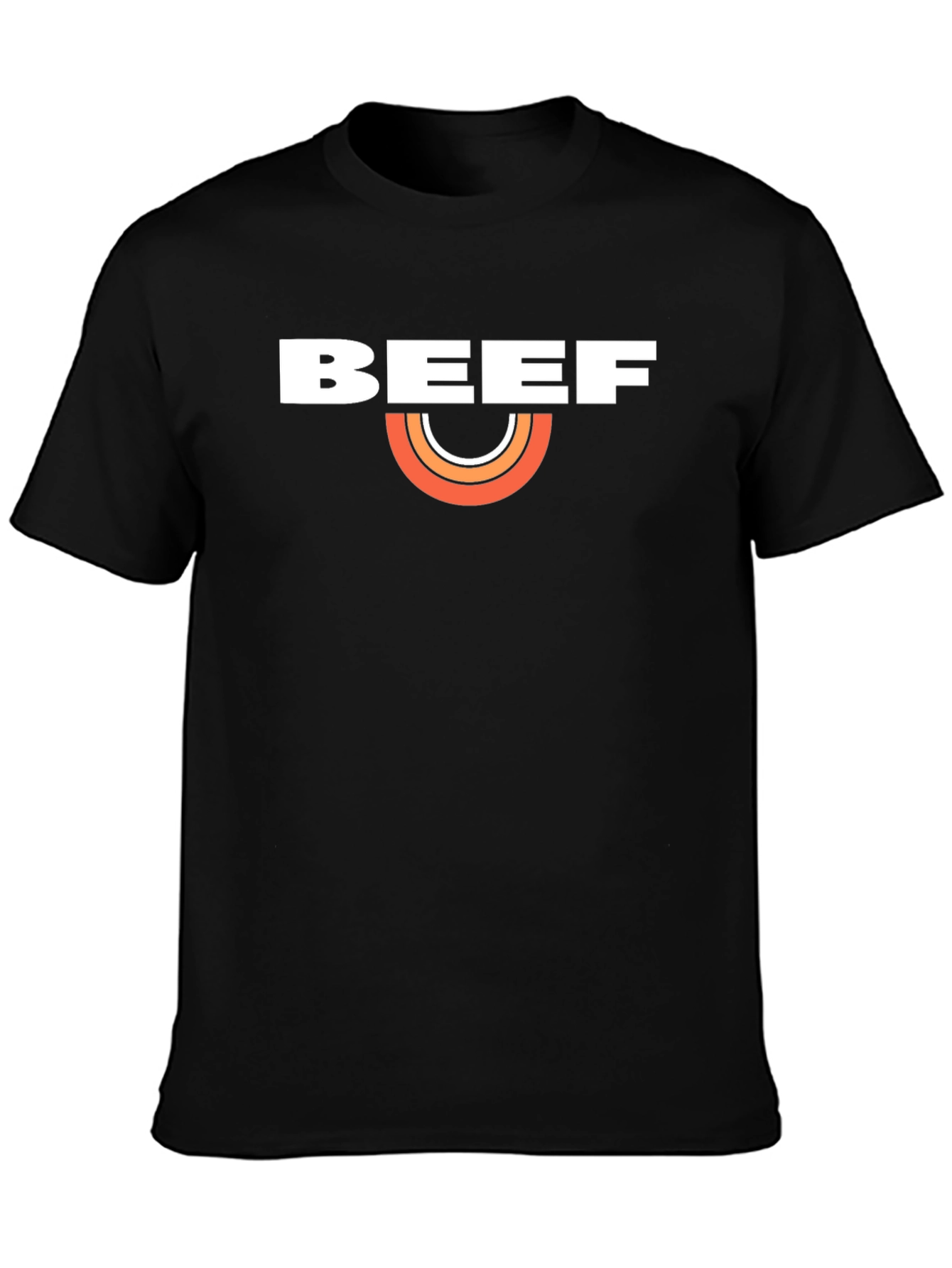 Beef Retro T-Shirt - Classic Black Tee