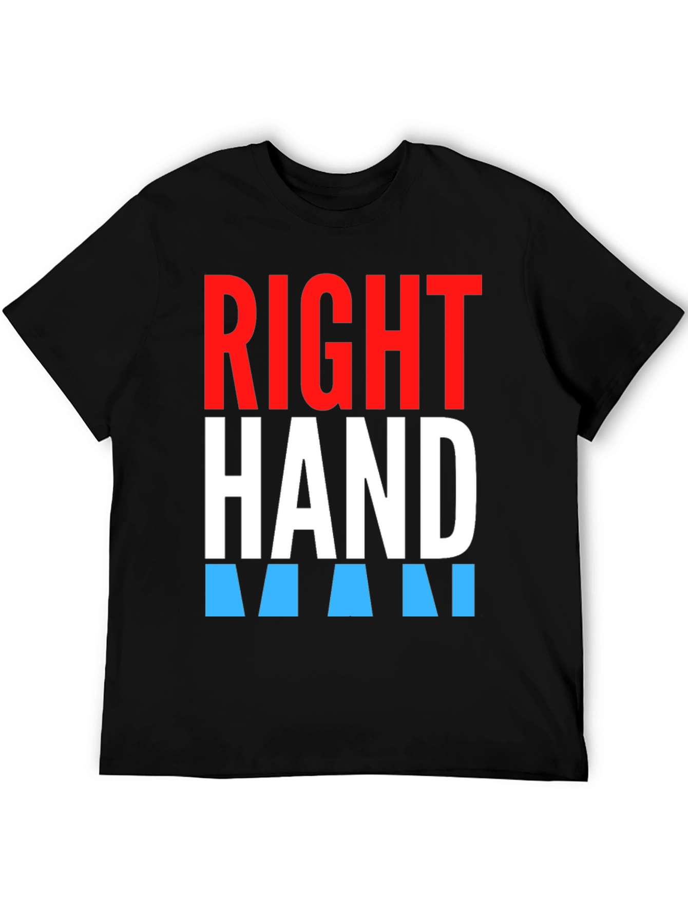 Right Hand Man Graphic Tee - Stylish Crew Neck T-Shirt