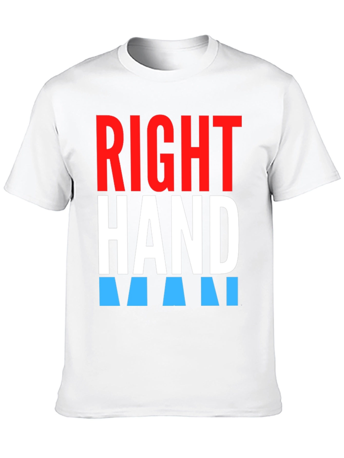 Right Hand Man Graphic Tee - Stylish Crew Neck T-Shirt