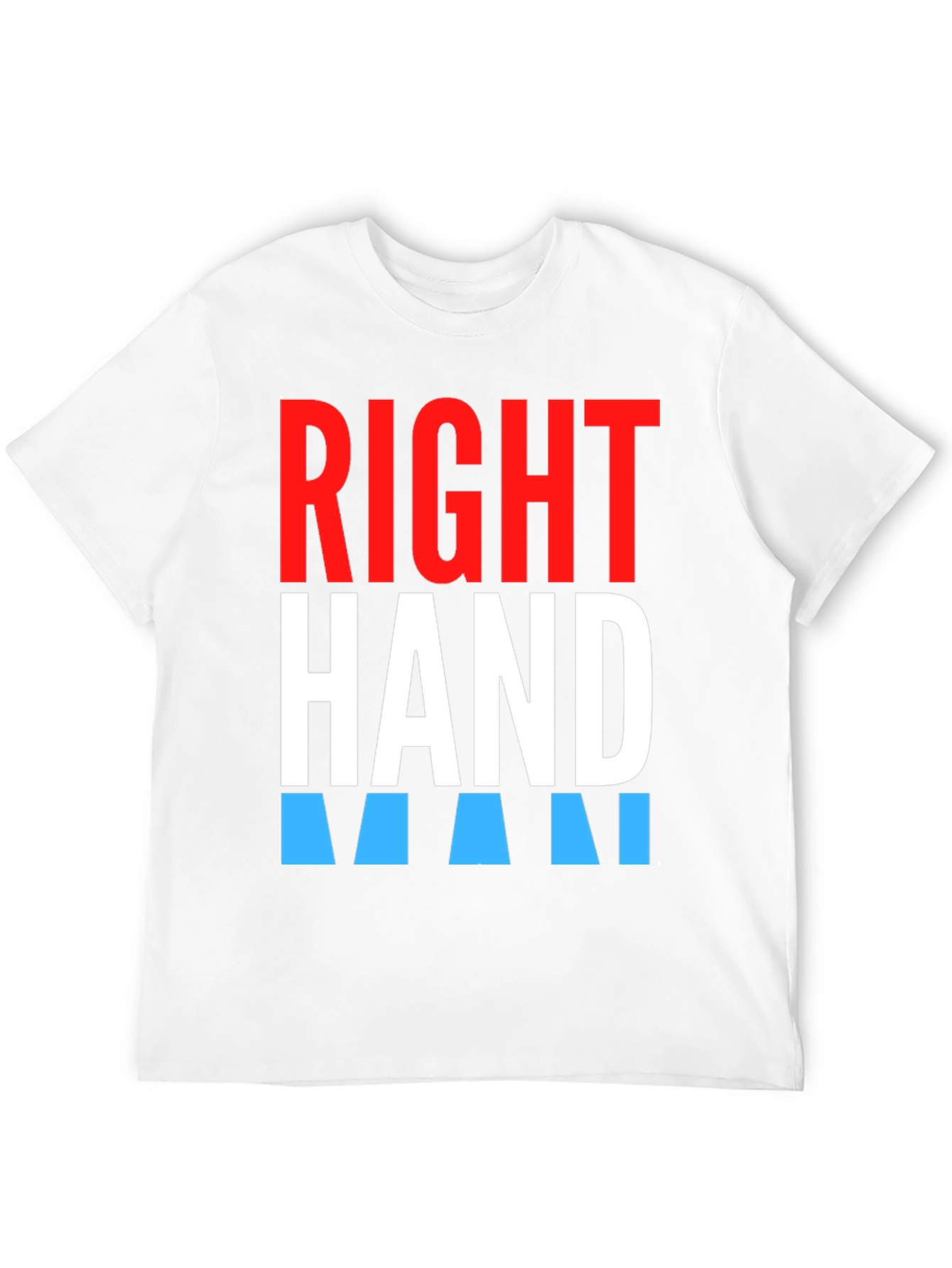 Right Hand Man Graphic Tee - Stylish Crew Neck T-Shirt