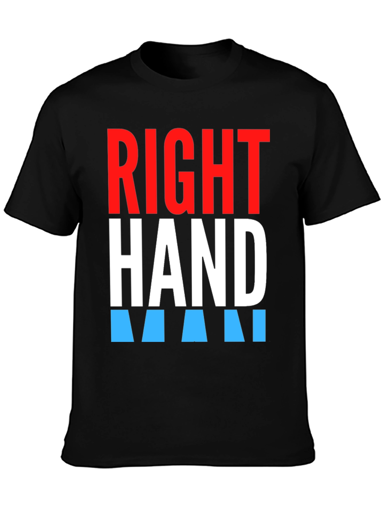 Right Hand Man Graphic Tee - Stylish Crew Neck T-Shirt