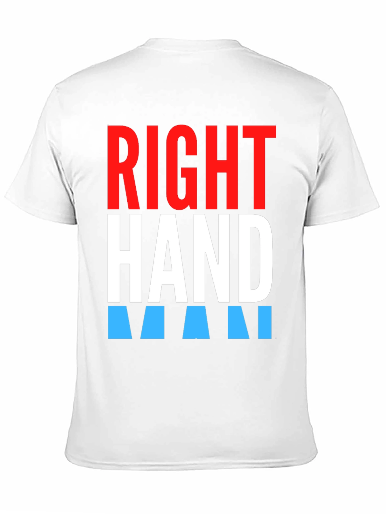 Right Hand Man Graphic Tee - Stylish Crew Neck T-Shirt