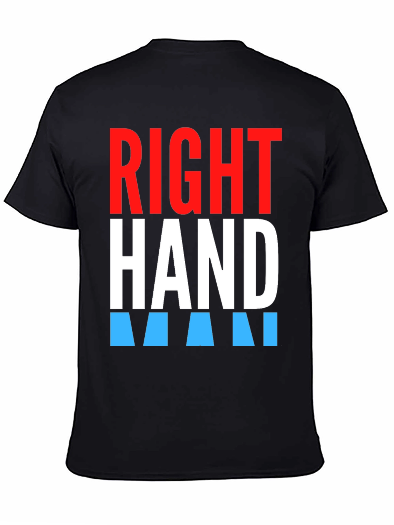 Right Hand Man Graphic Tee - Stylish Crew Neck T-Shirt