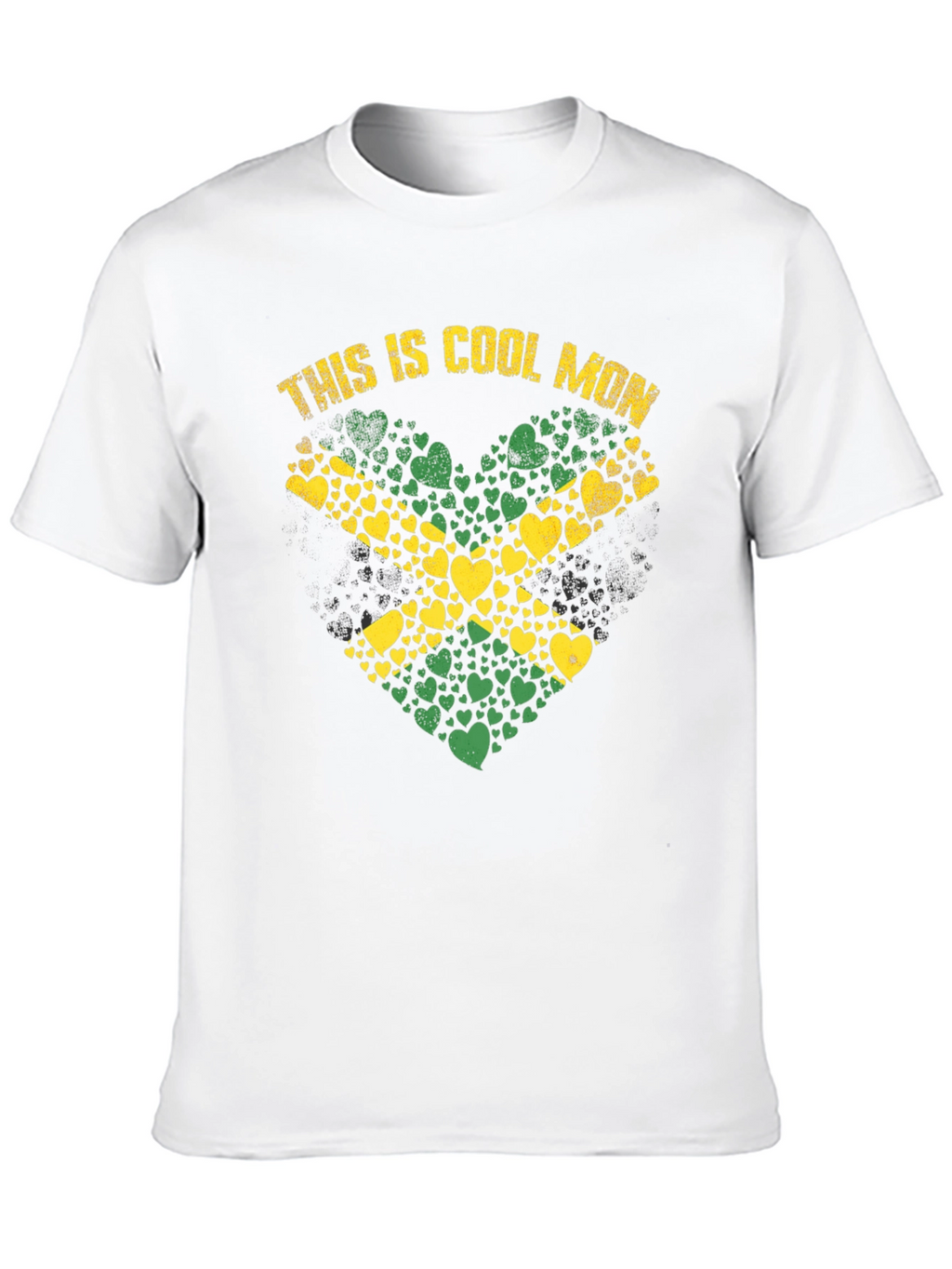 Cool Mon Jamaica Heart T-Shirt
