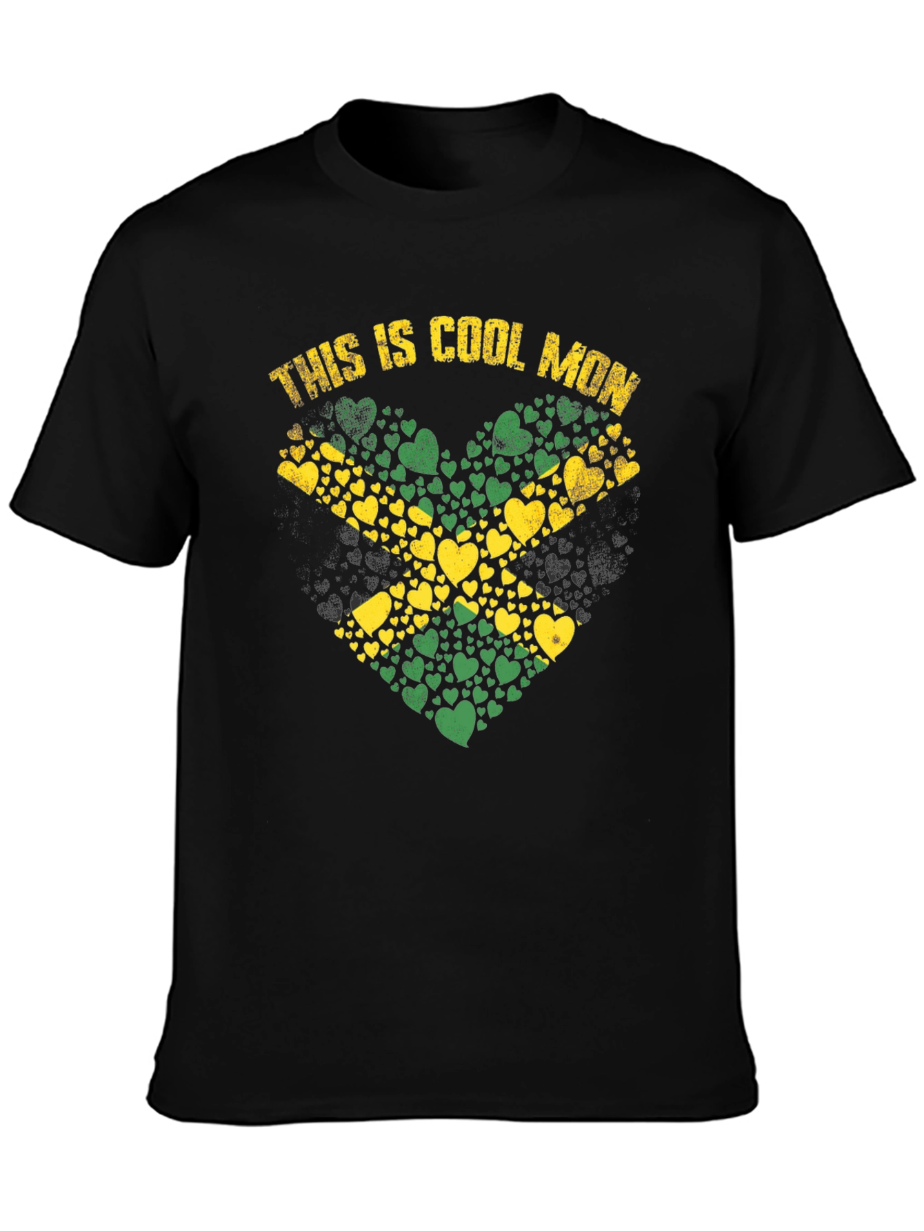 Cool Mon Jamaica Heart T-Shirt