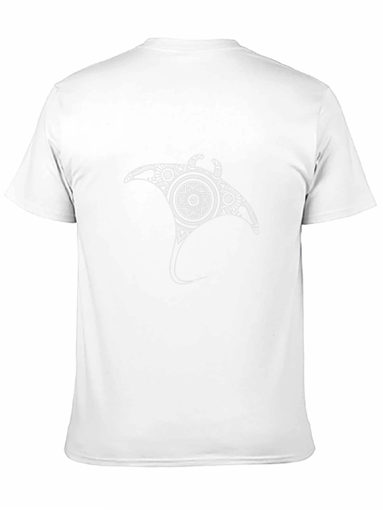 Black Manta Ray Graphic T-Shirt