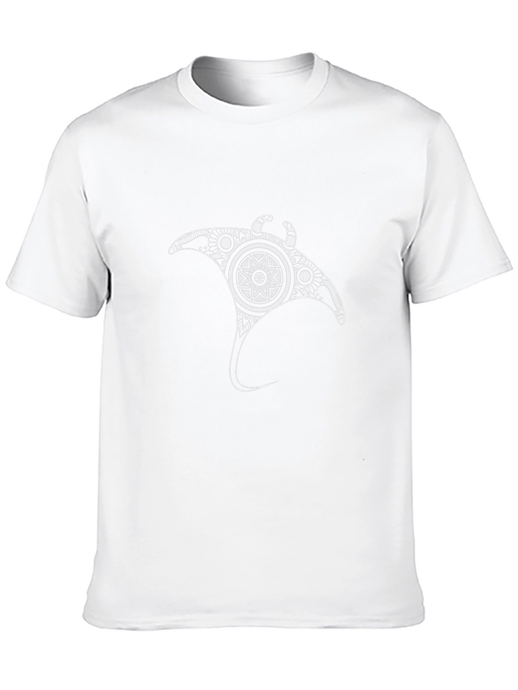 Black Manta Ray Graphic T-Shirt
