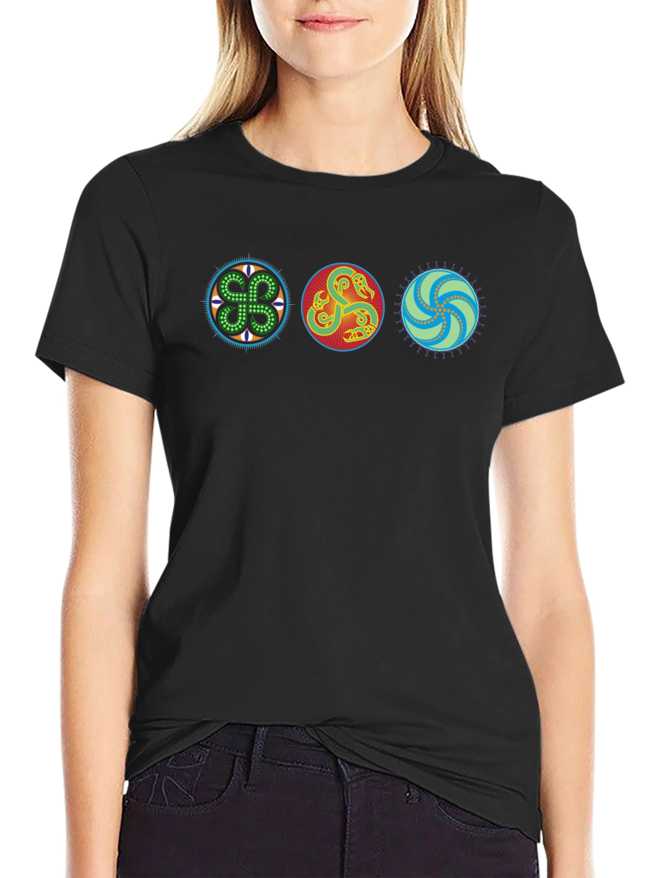 Celtic Design Black T-Shirt