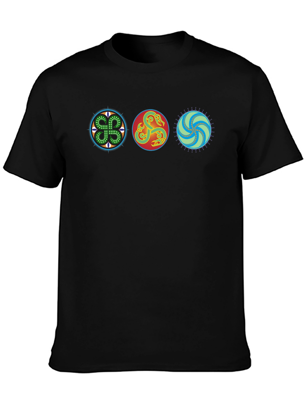 Celtic Design Black T-Shirt