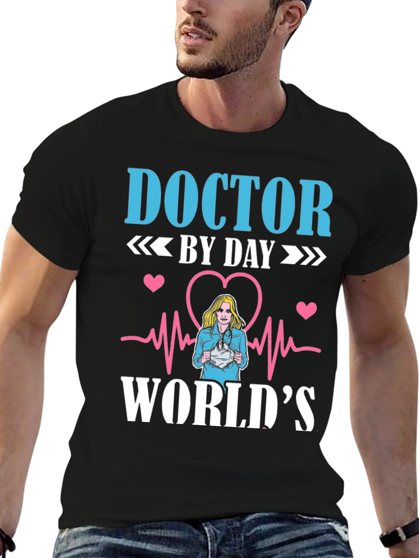 Doctor By Day T-Shirt - Medical Hero Tee