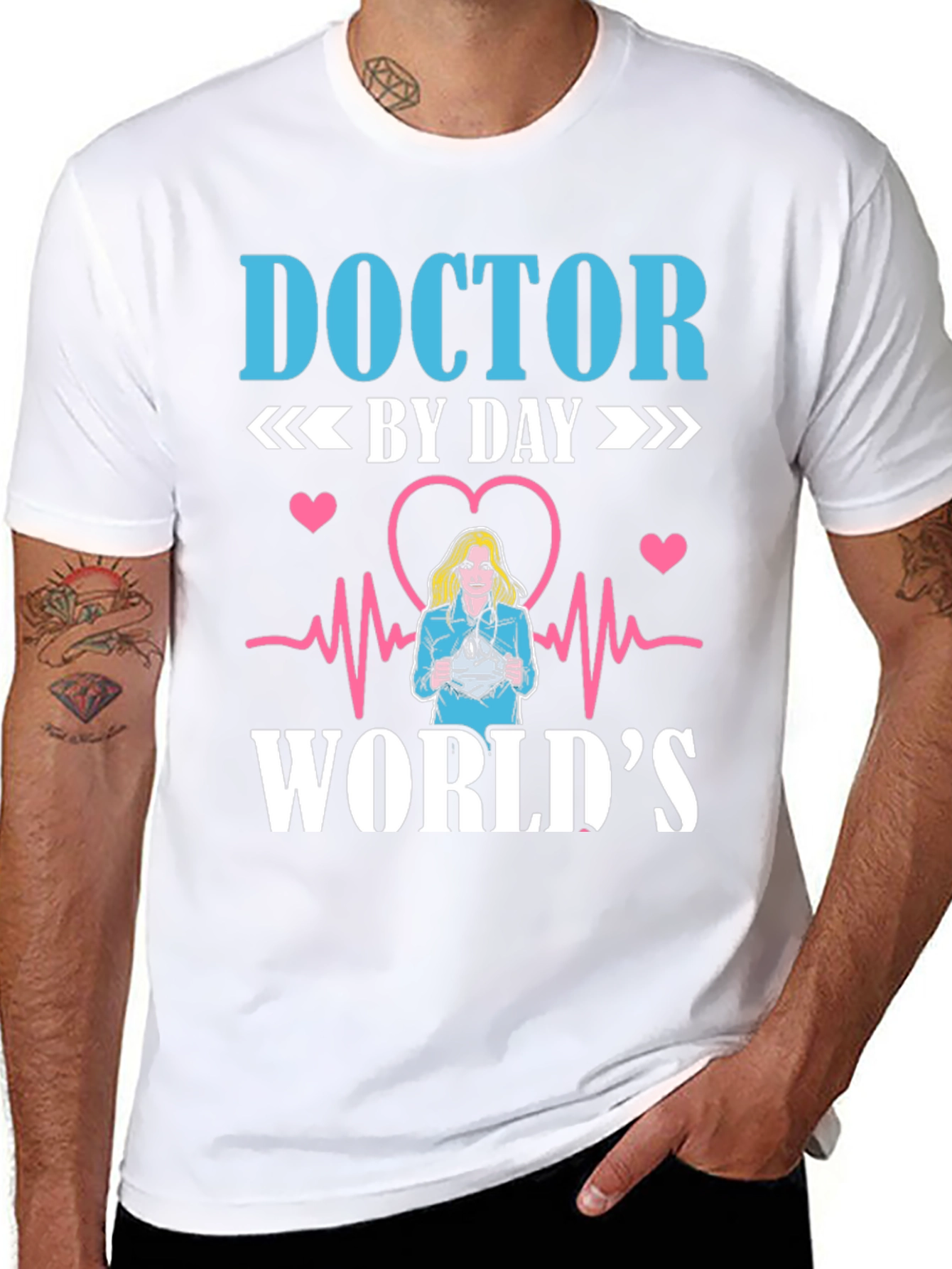 Doctor By Day T-Shirt - Medical Hero Tee