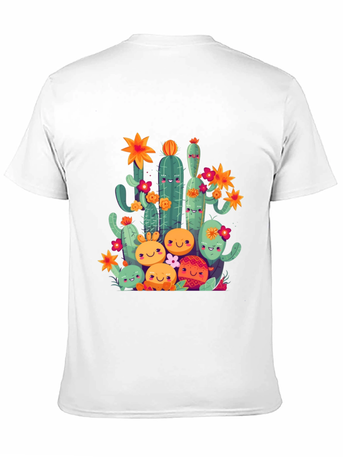 Cactus Family Graphic T-Shirt - Unique & Fun Design
