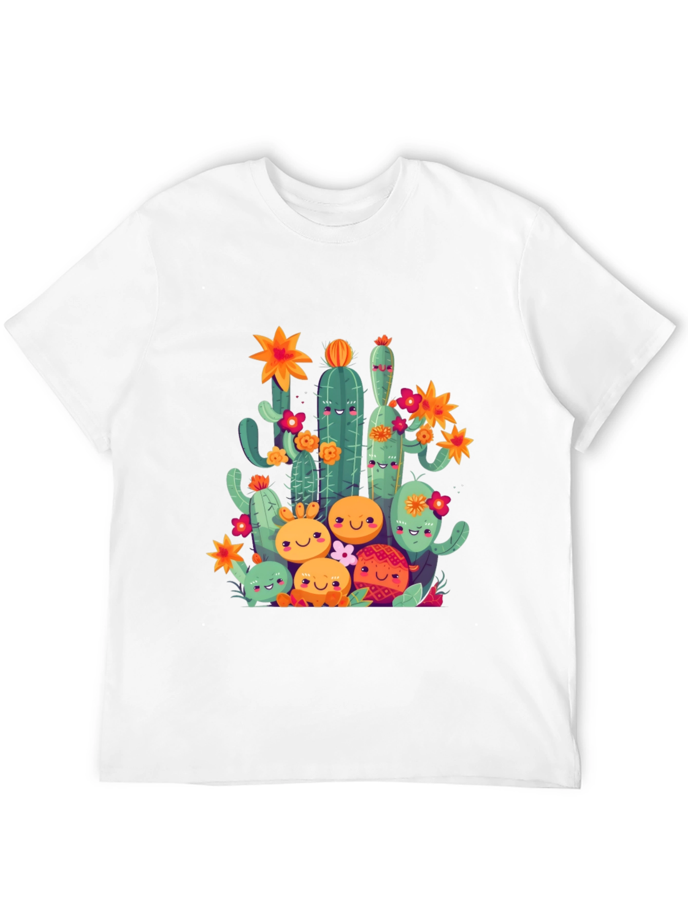 Cactus Family Graphic T-Shirt - Unique & Fun Design