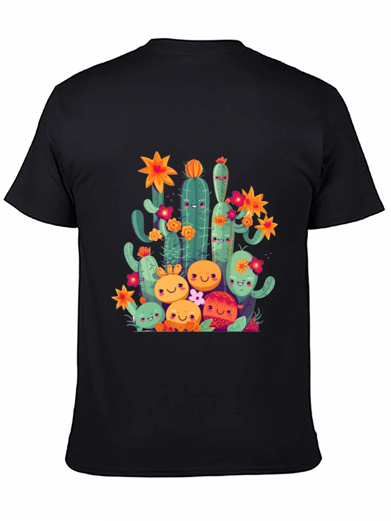 Cactus Family Graphic T-Shirt - Unique & Fun Design